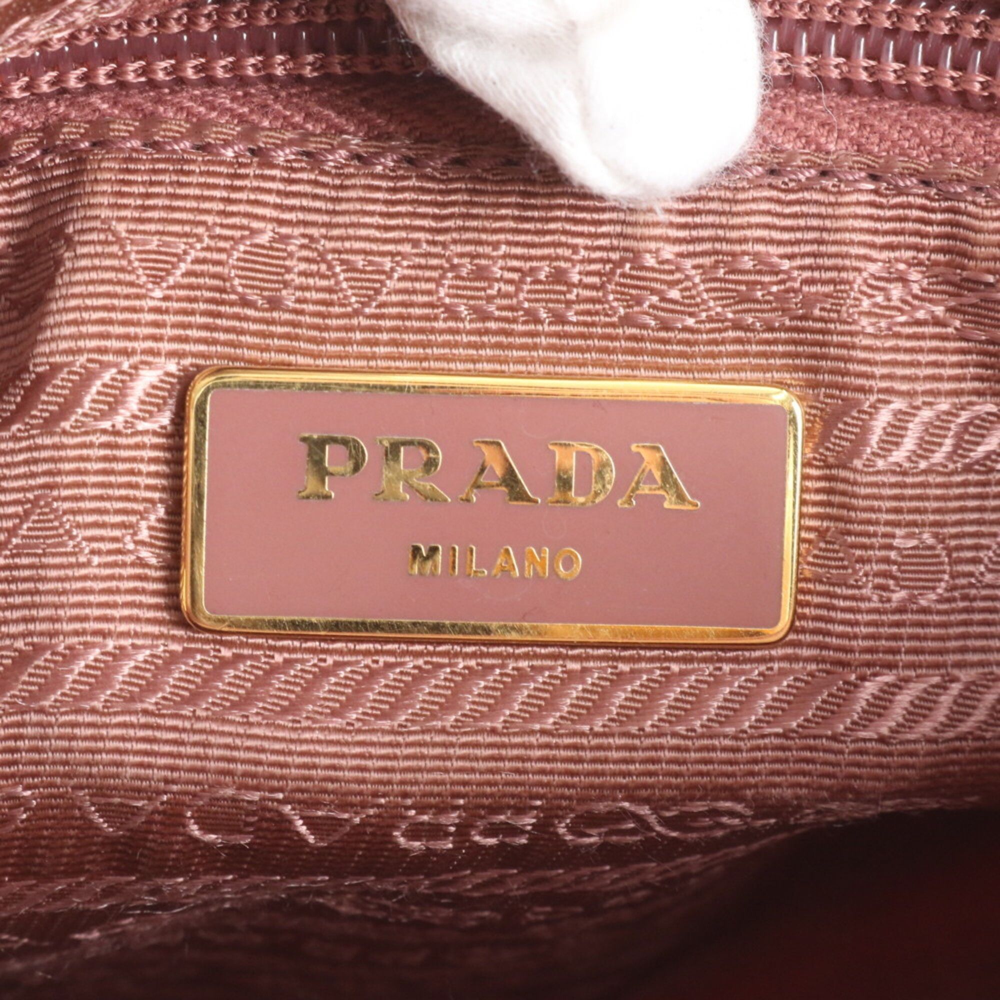 Leather Nylon Handbag Shoulder Bag (Pre-Owned) - Prada - Modalova