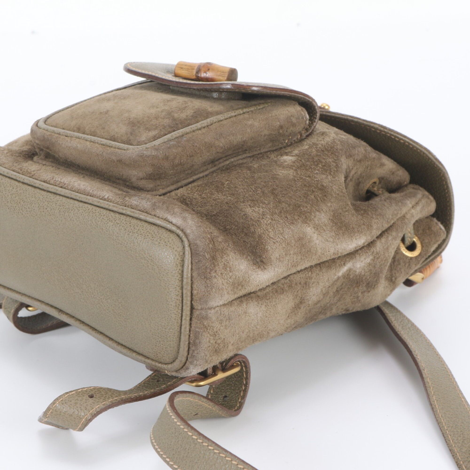 Leather Backpack (Pre-Owned) - Gucci - Modalova