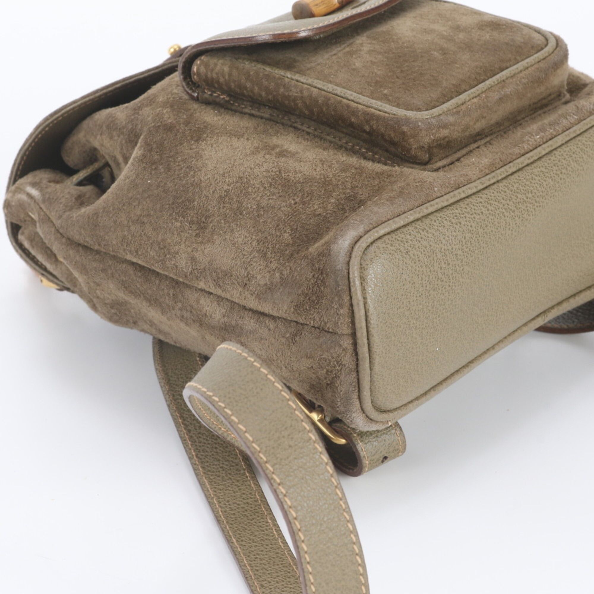 Leather Backpack (Pre-Owned) - Gucci - Modalova