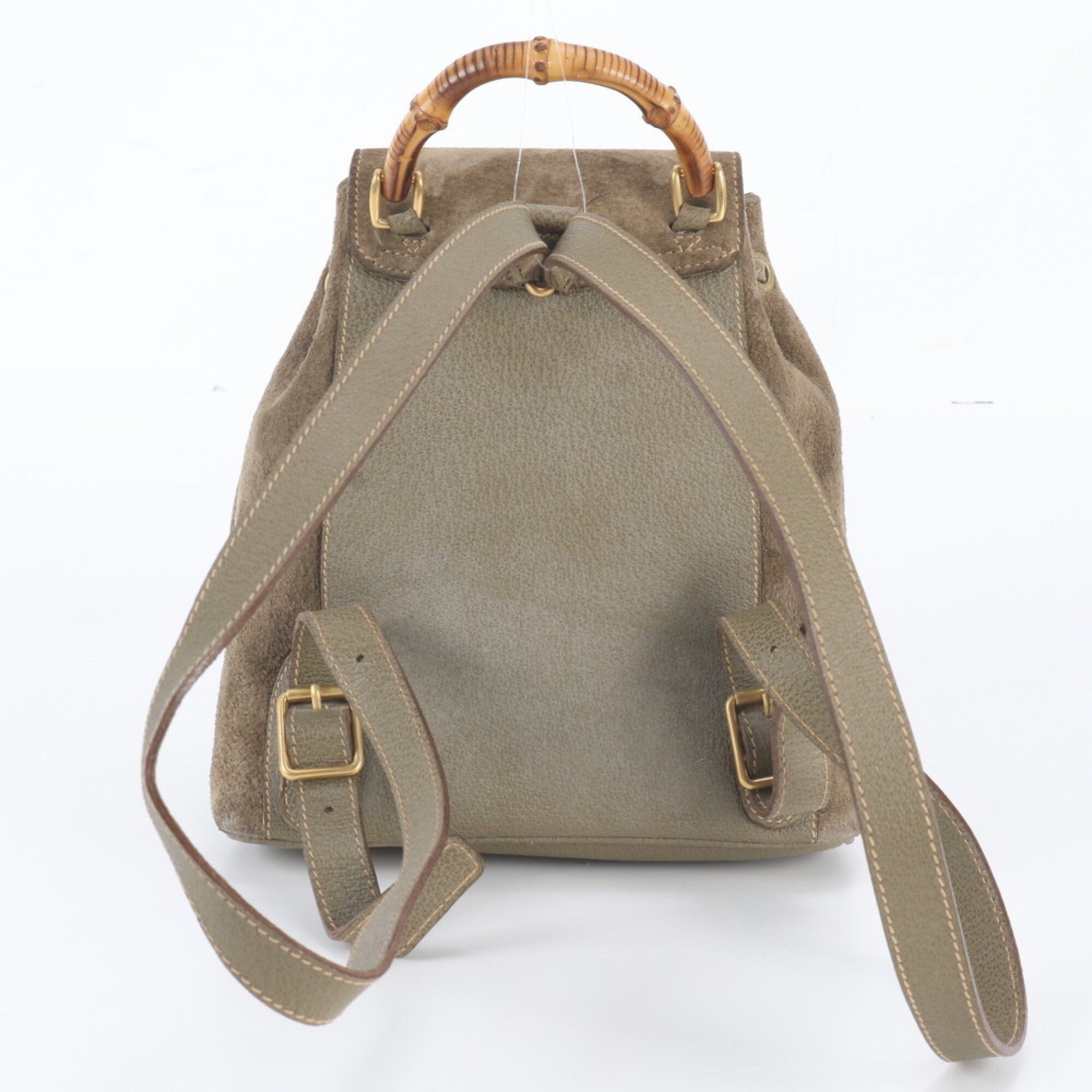 Leather Backpack (Pre-Owned) - Gucci - Modalova
