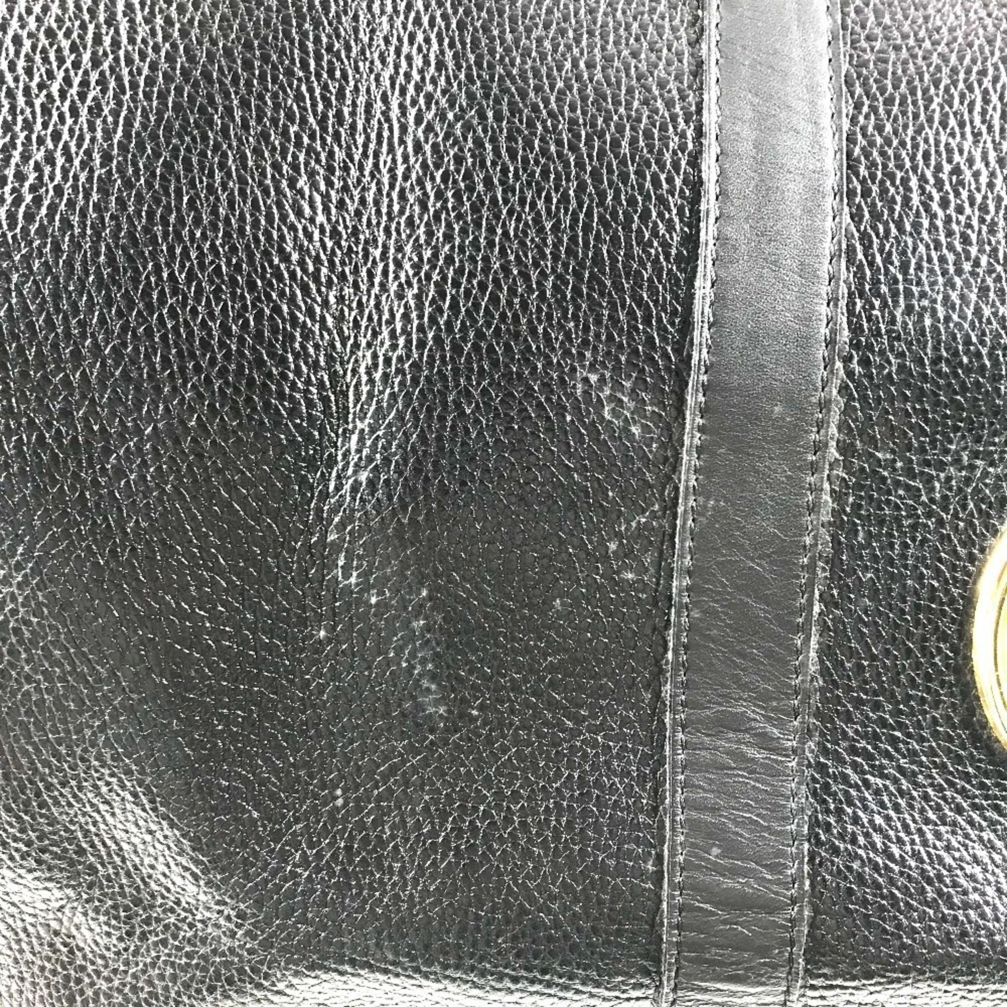 Leather Boston Bag Handbag (Pre-Owned) - Versace - Modalova