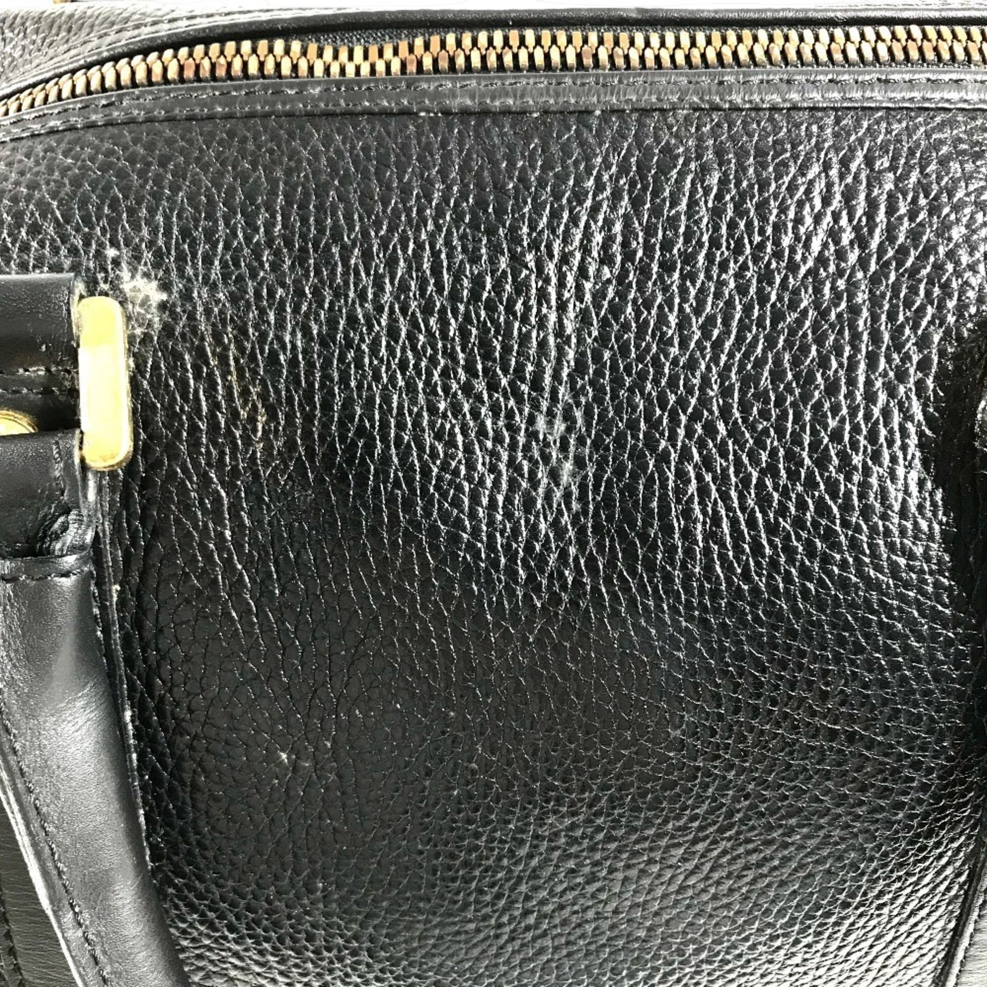 Leather Boston Bag Handbag (Pre-Owned) - Versace - Modalova