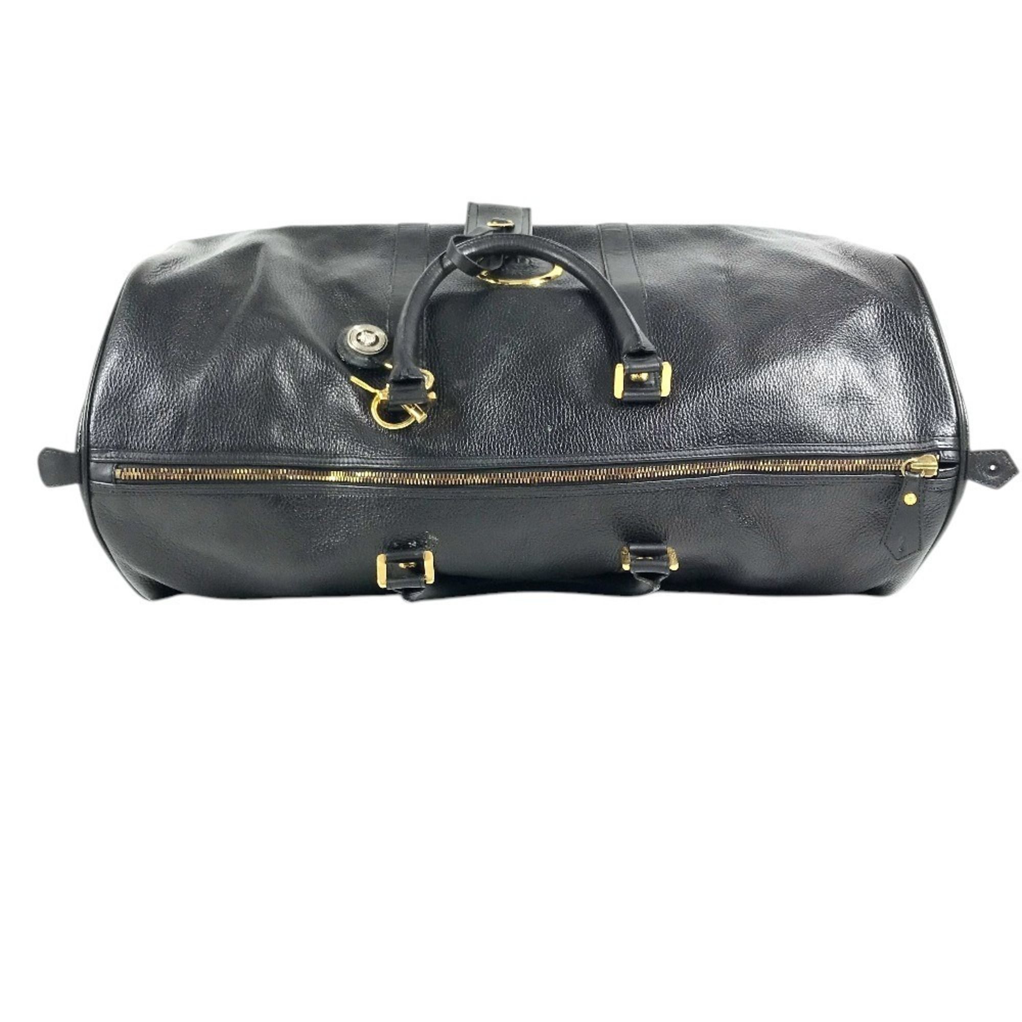 Leather Boston Bag Handbag (Pre-Owned) - Versace - Modalova
