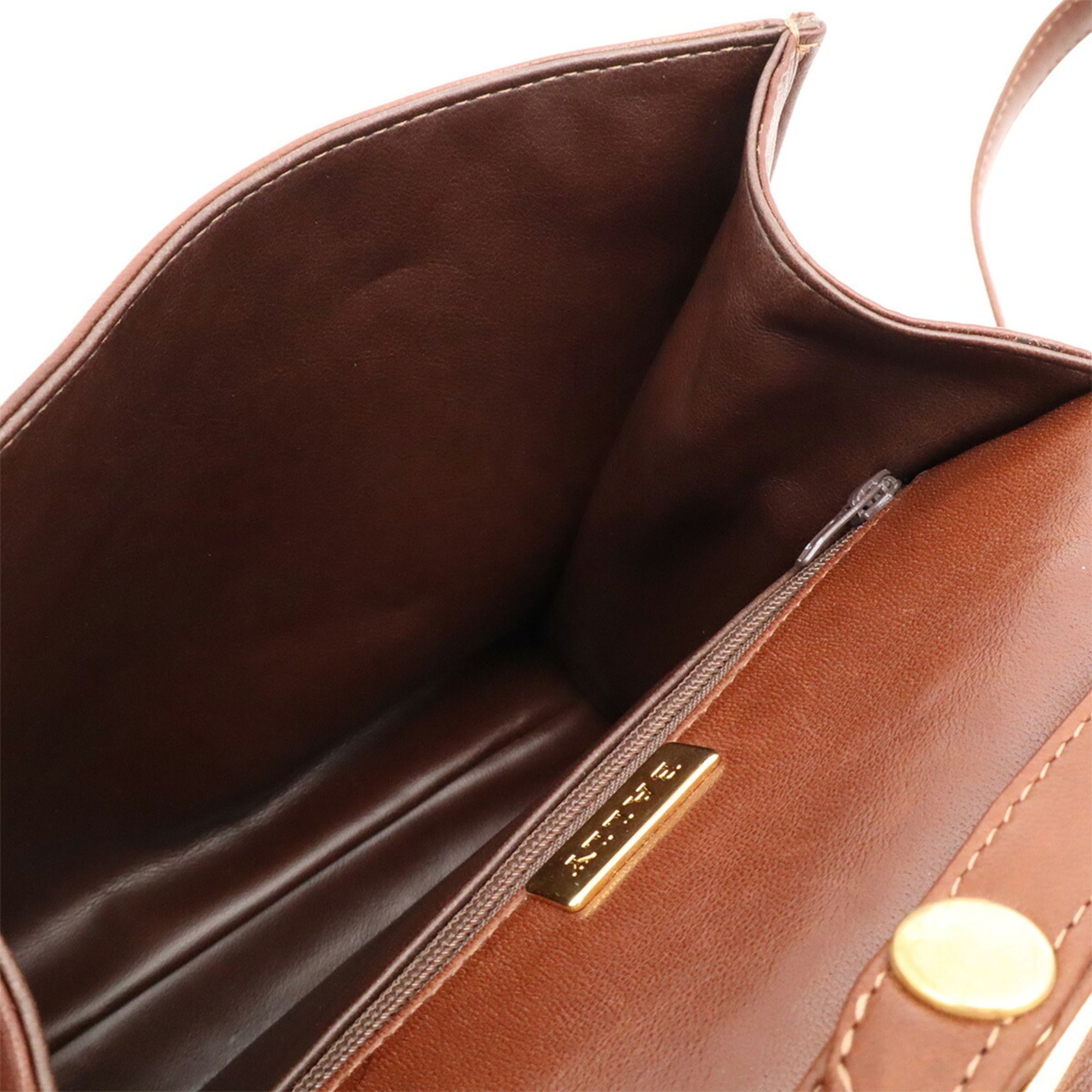 Leather Handbag Pochette Shoulder Bag (Pre-Owned) - Bally - Modalova