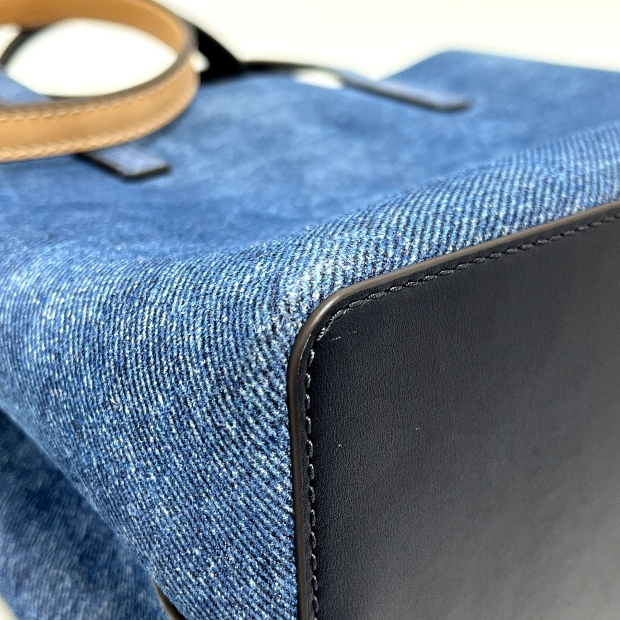 Denim Tote Bag (Pre-Owned) - Tory Burch - Modalova