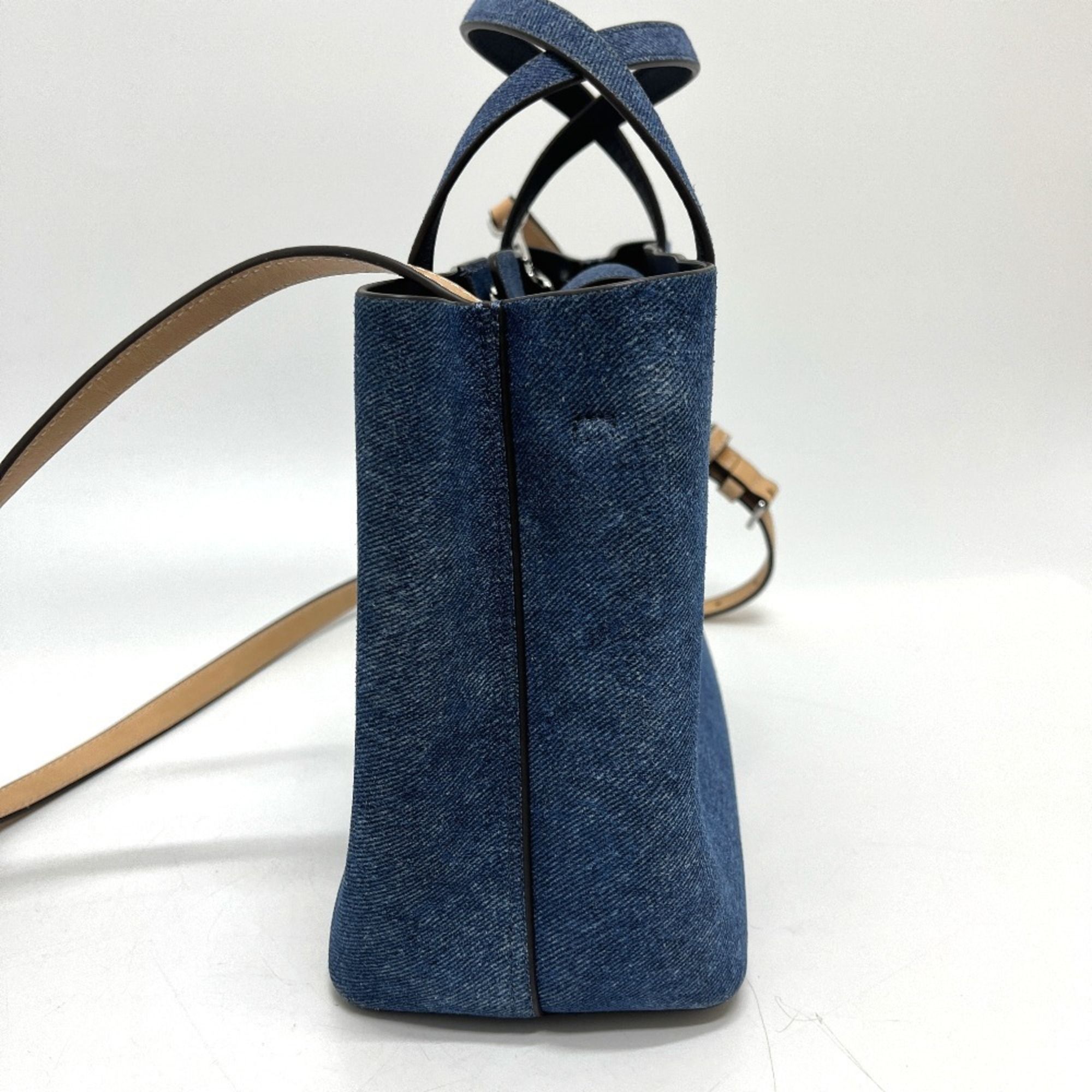 Denim Tote Bag (Pre-Owned) - Tory Burch - Modalova