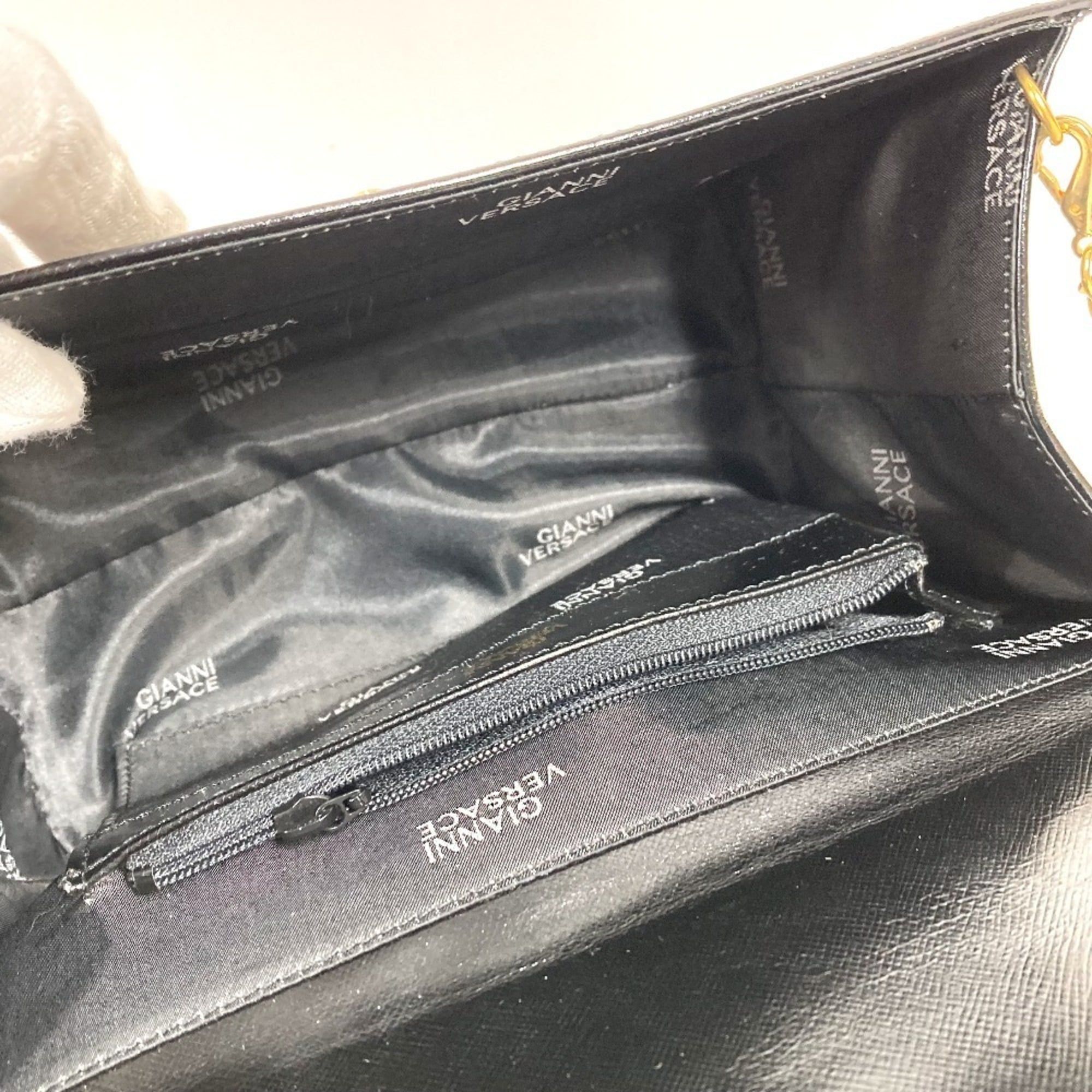 Leather Handbag Vanity Bag (Pre-Owned) - Versace - Modalova