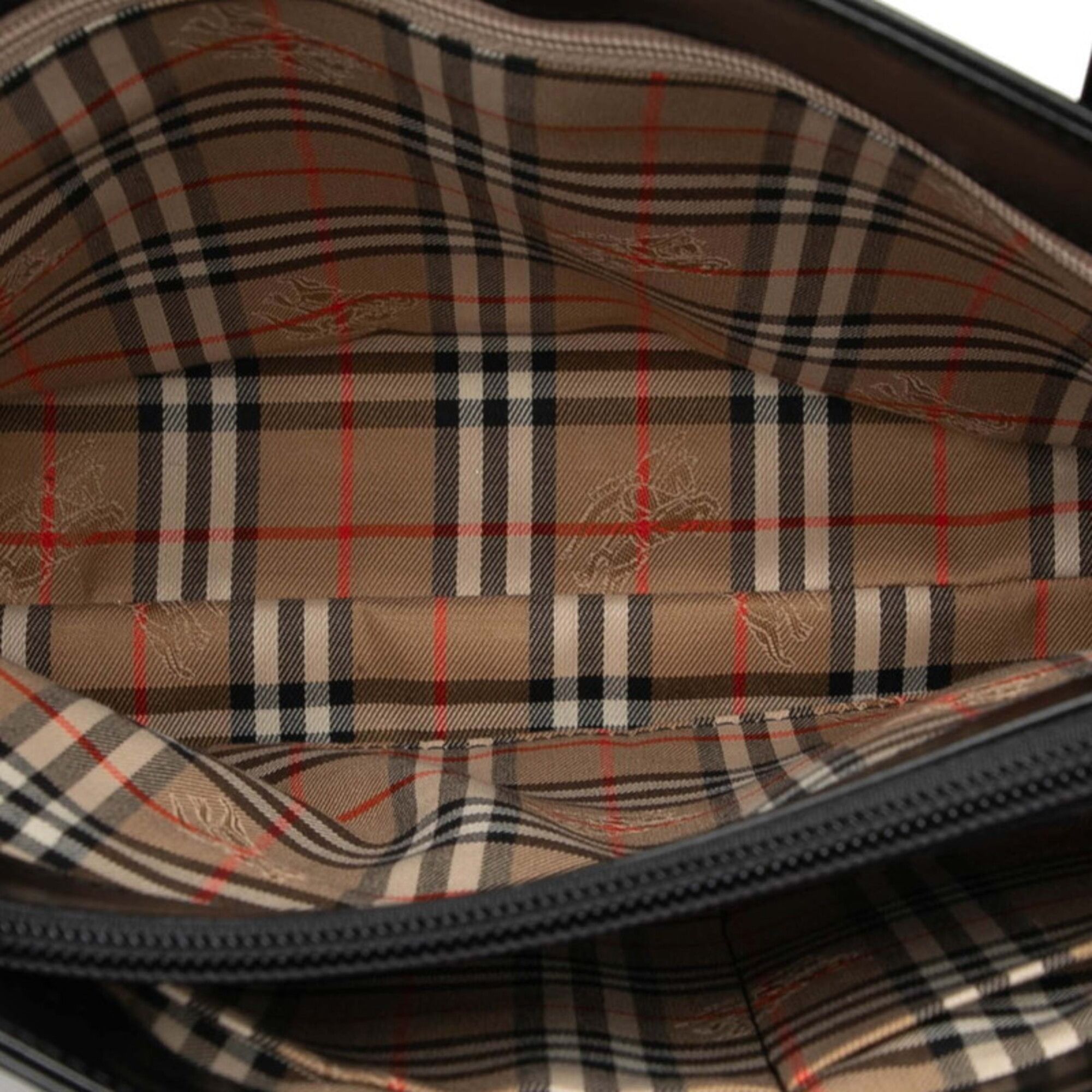 Canvas Leather Handbag (Pre-Owned) - Burberry - Modalova