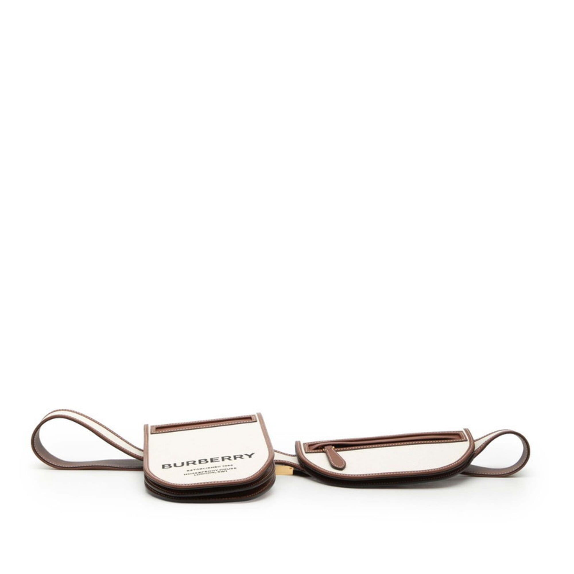 Canvas Leather Sling Bag (Pre-Owned) - Burberry - Modalova