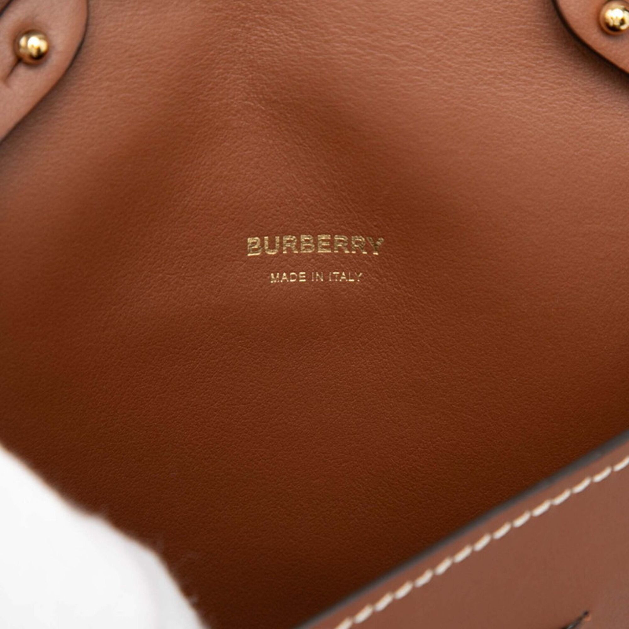 Canvas Leather Sling Bag (Pre-Owned) - Burberry - Modalova