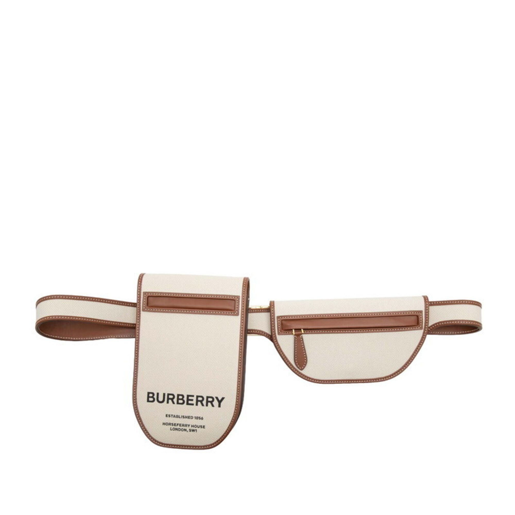 Canvas Leather Sling Bag (Pre-Owned) - Burberry - Modalova
