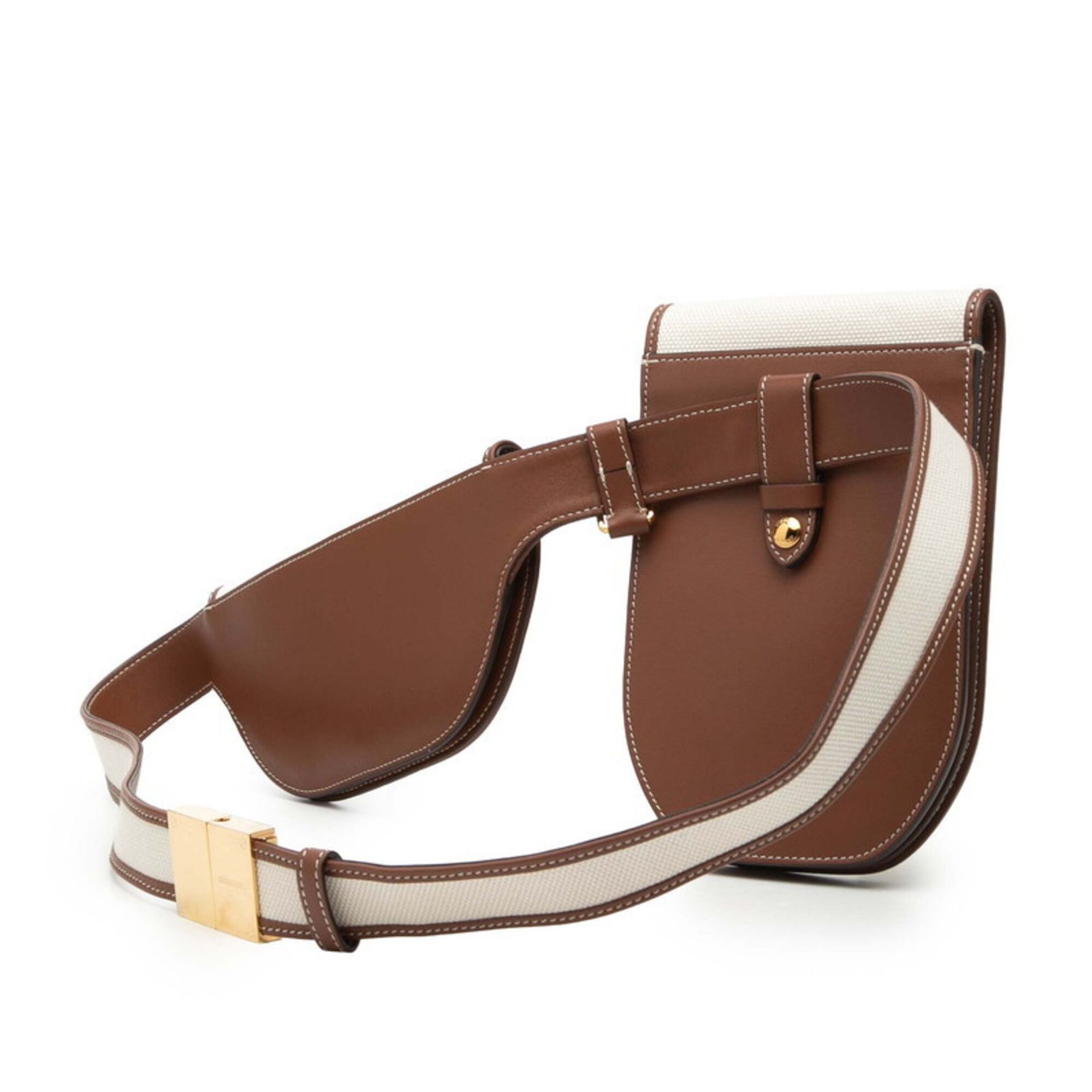 Canvas Leather Sling Bag (Pre-Owned) - Burberry - Modalova