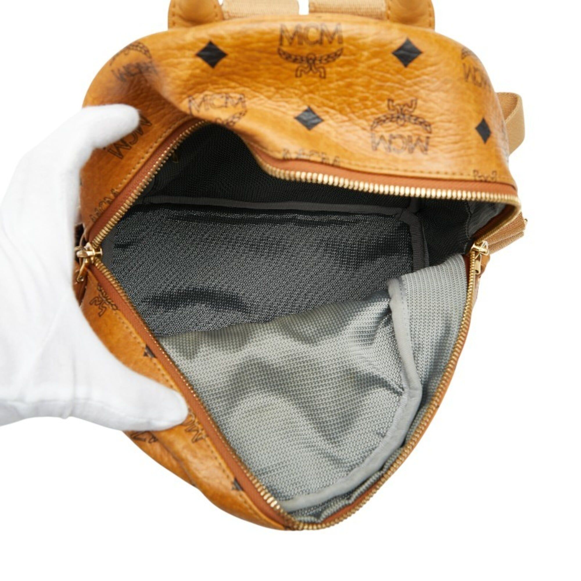 Leather Backpack (Pre-Owned) - MCM - Modalova