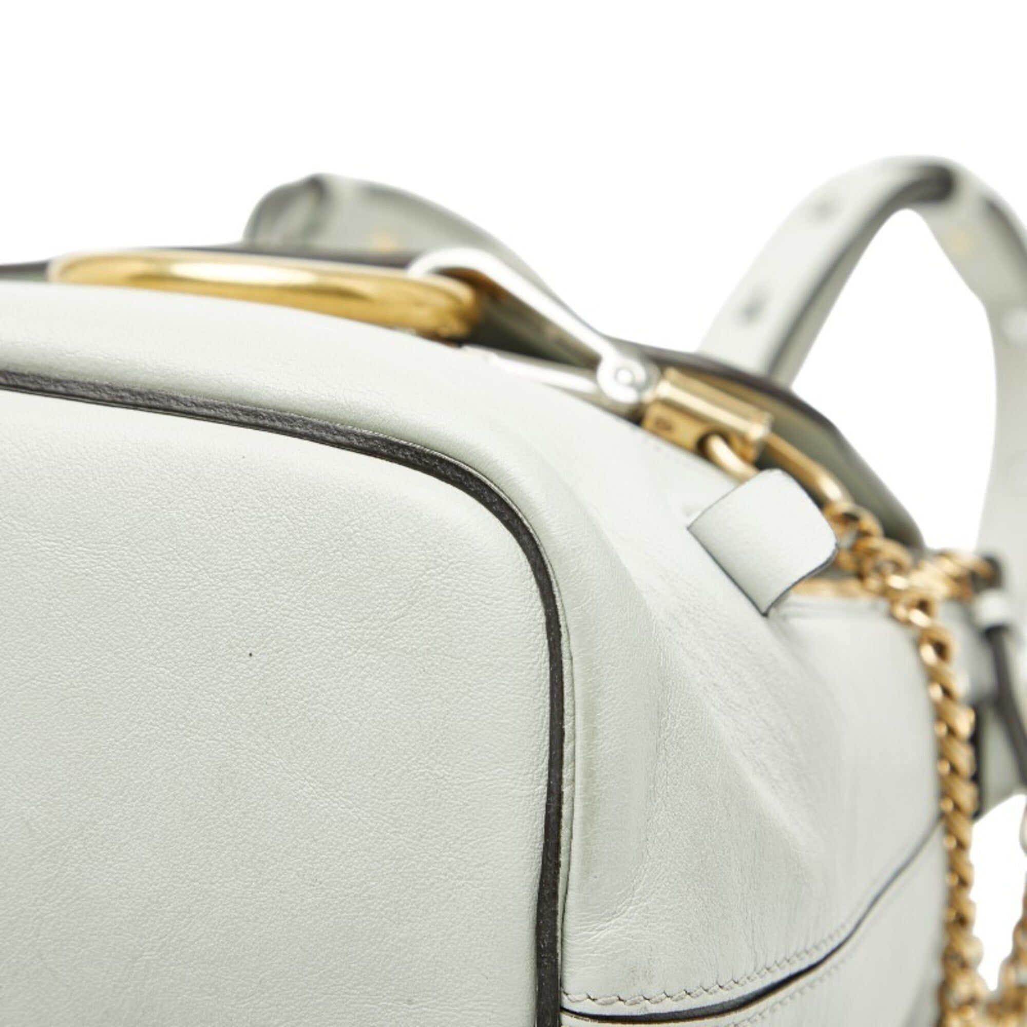 Leather Suede Backpack Shoulder Bag (Pre-Owned) - Chloé - Modalova