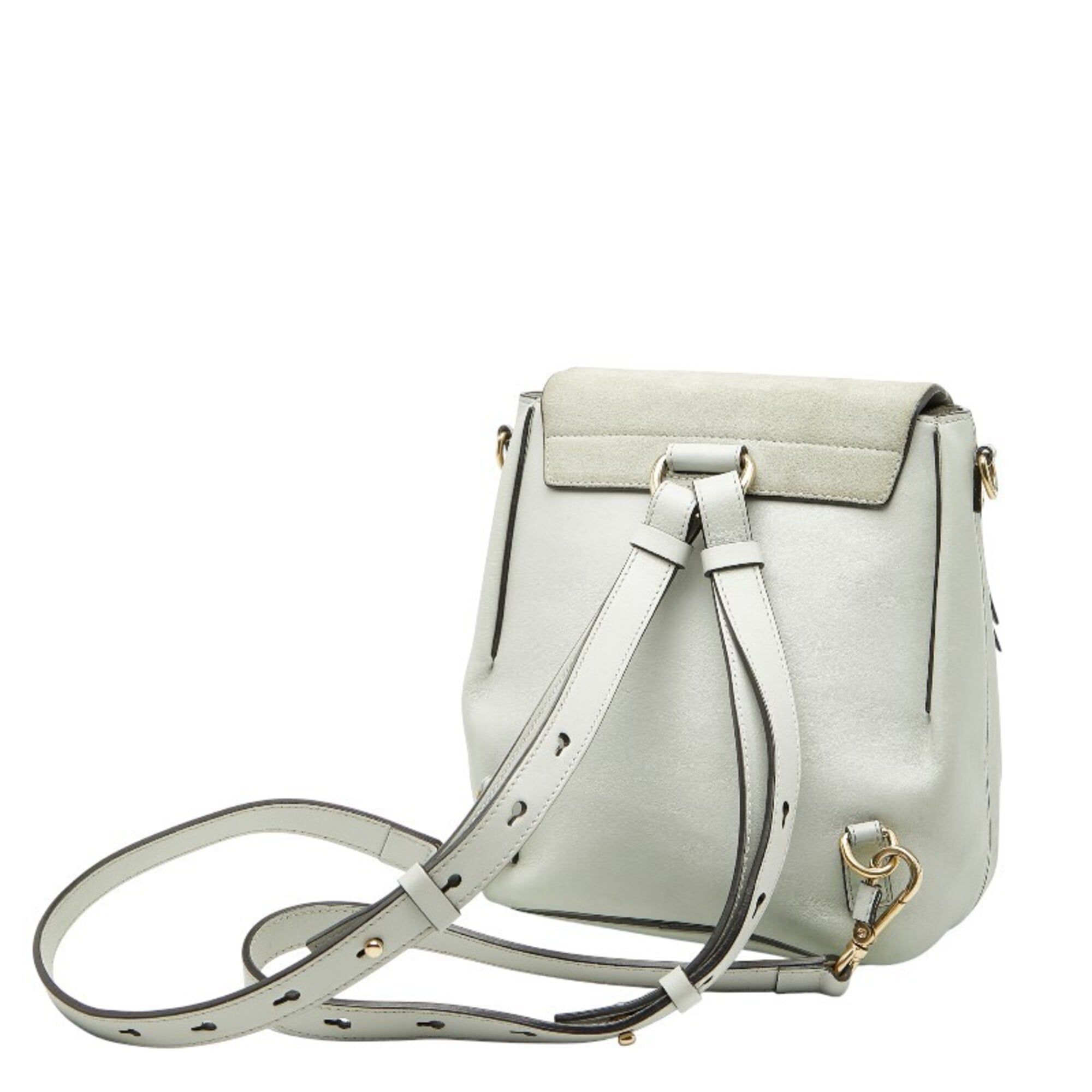 Leather Suede Backpack Shoulder Bag (Pre-Owned) - Chloé - Modalova