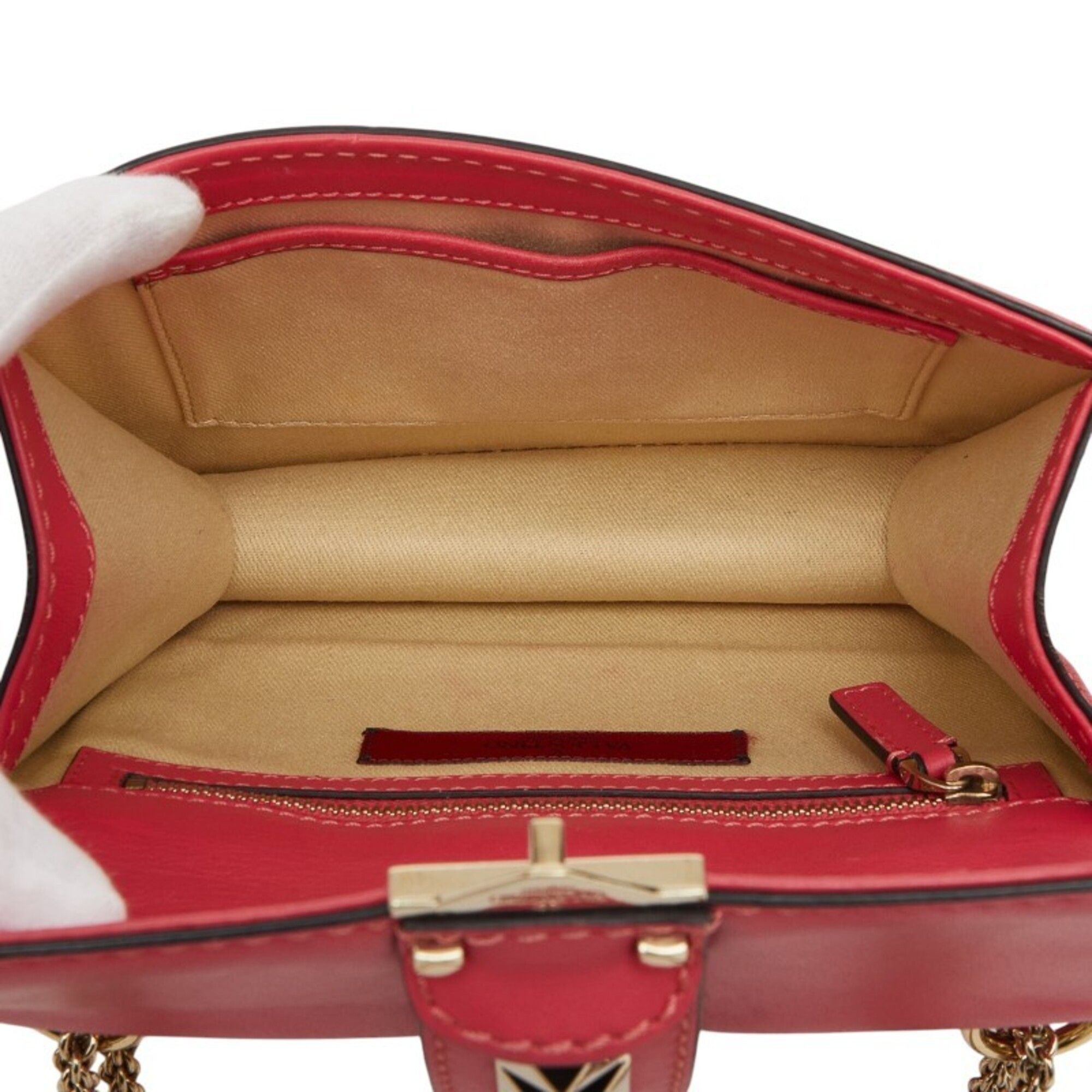 Leather Shoulder Bag (Pre-Owned) - Valentino - Modalova