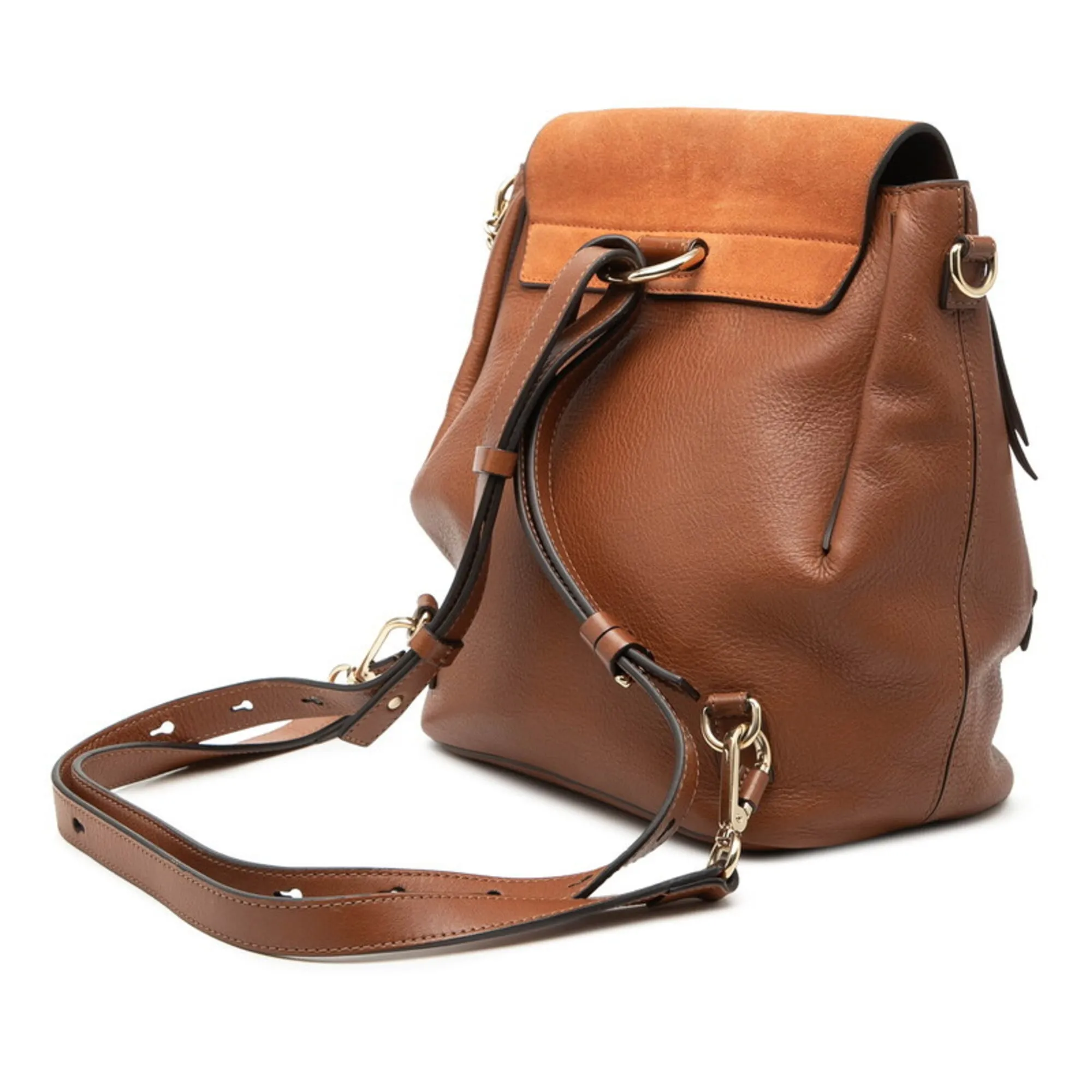 Leather Suede Backpack (Pre-Owned) - Chloé - Modalova