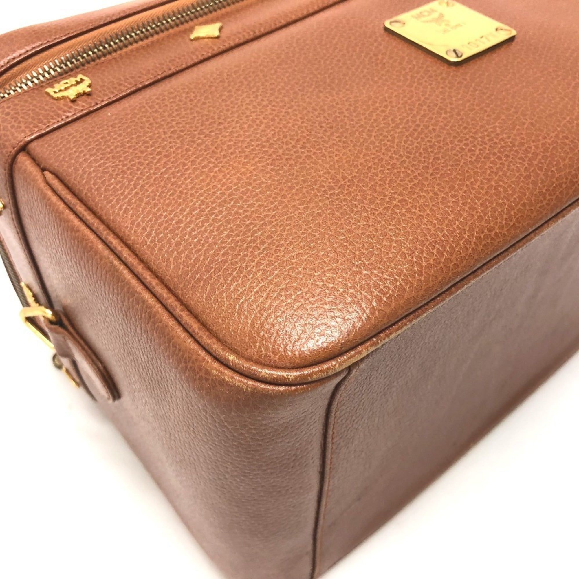 Leather Handbag Shoulder Bag Vanity Bag (Pre-Owned) - MCM - Modalova