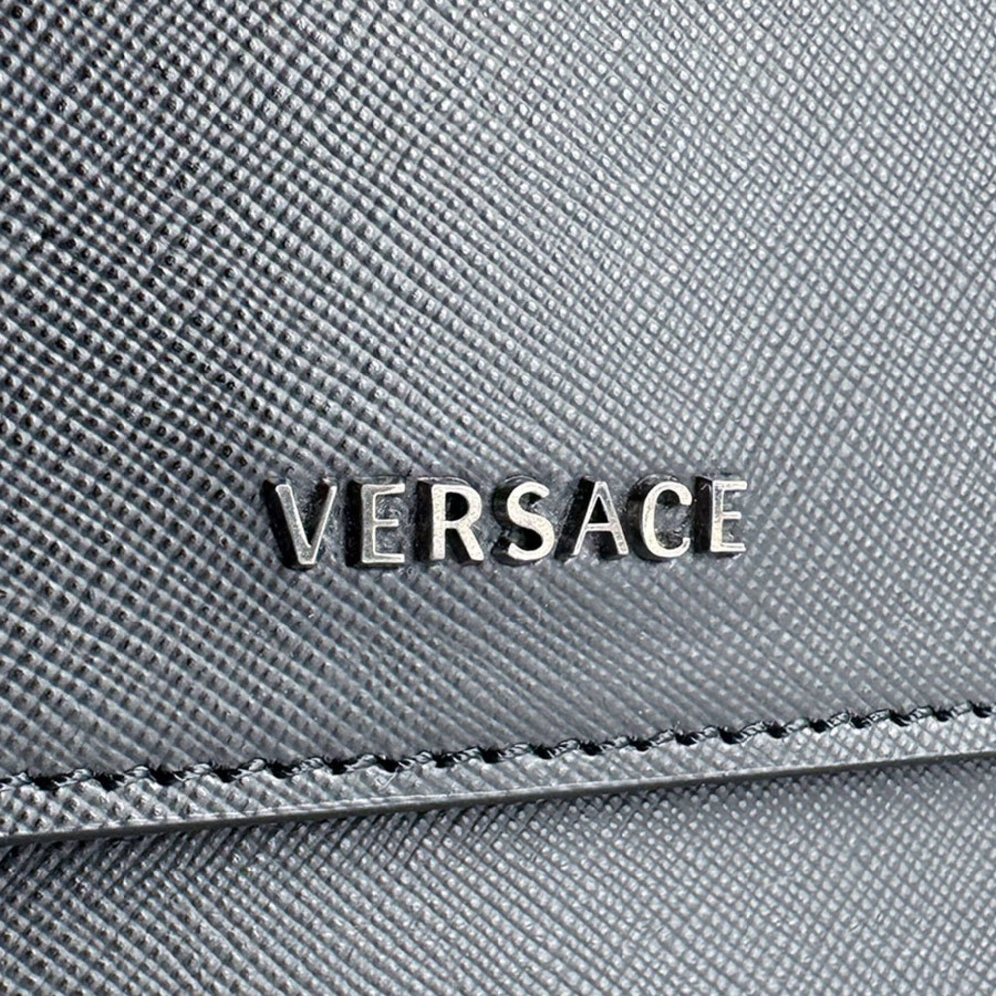 Leather Shoulder Bag (Pre-Owned) - Versace - Modalova
