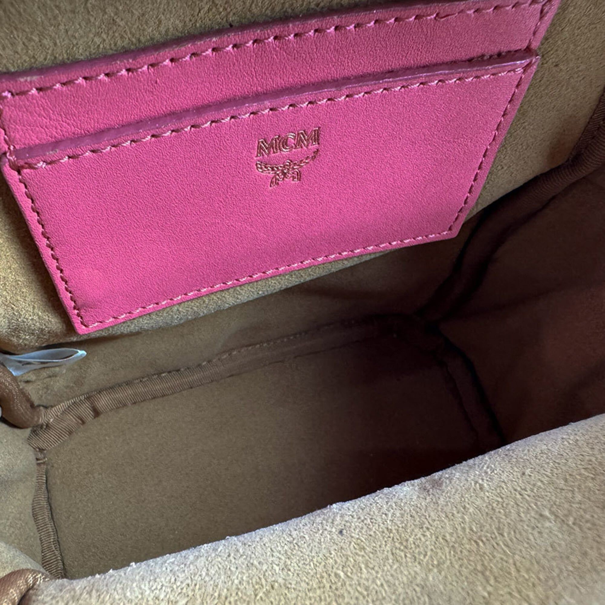Leather Backpack (Pre-Owned) - MCM - Modalova
