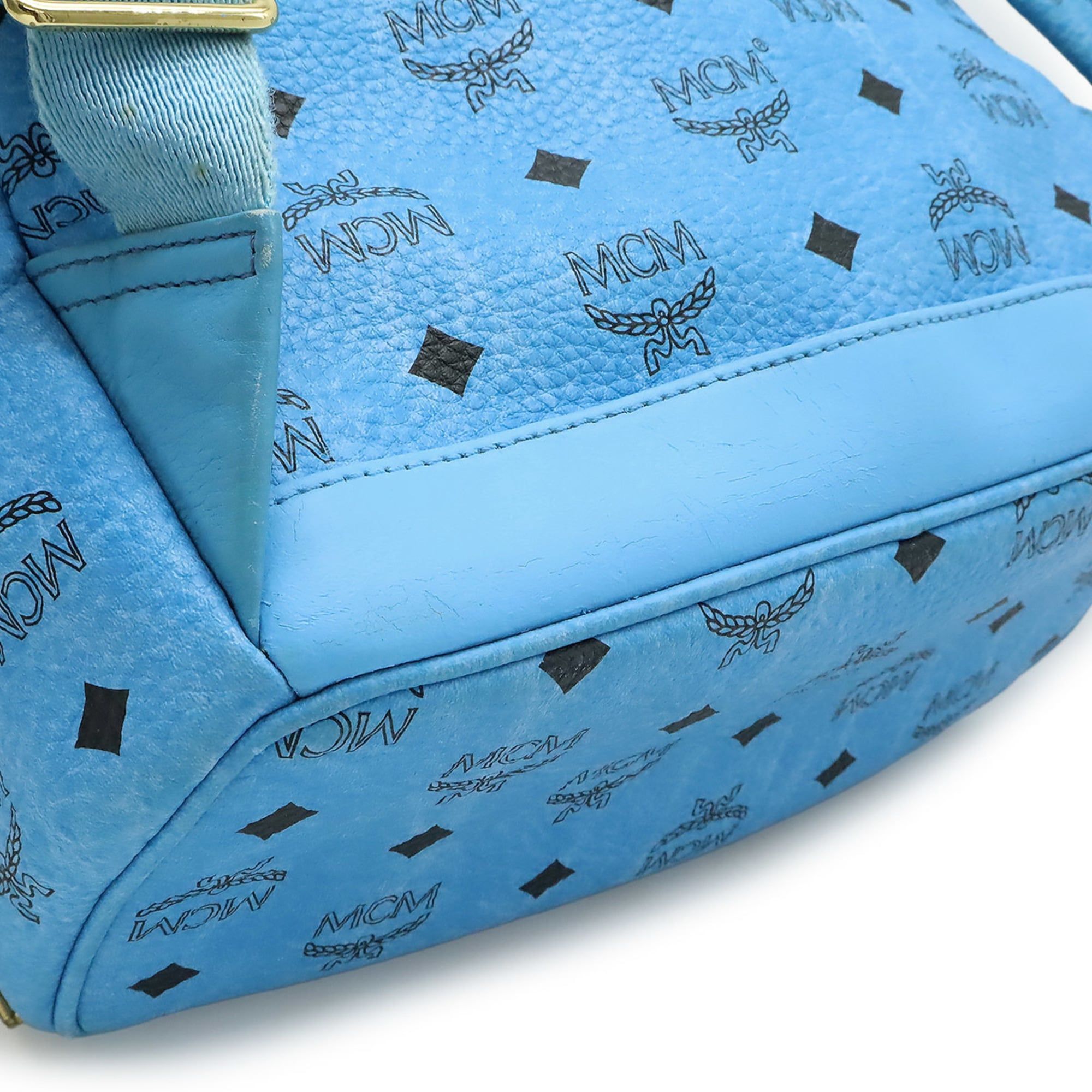 Visetos Coated Canvas Leather Backpack Shoulder Bag (Pre-Owned) - MCM - Modalova