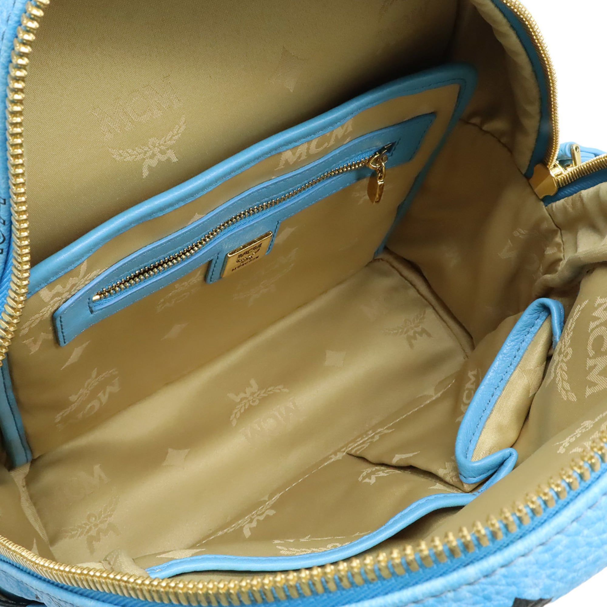 Visetos Coated Canvas Leather Backpack Shoulder Bag (Pre-Owned) - MCM - Modalova