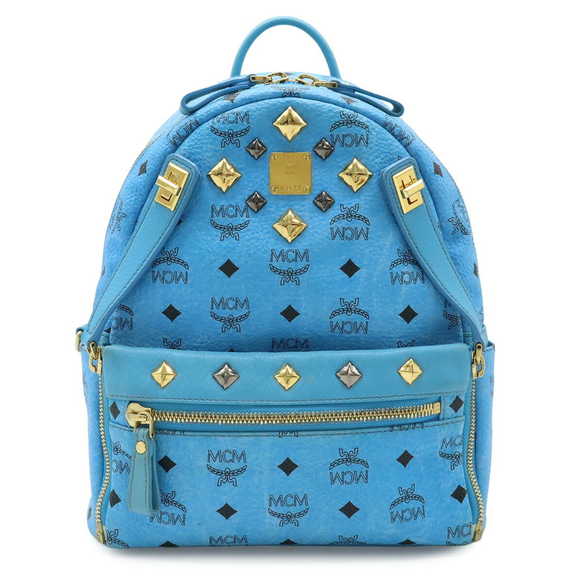 Visetos Coated Canvas Leather Backpack Shoulder Bag (Pre-Owned) - MCM - Modalova