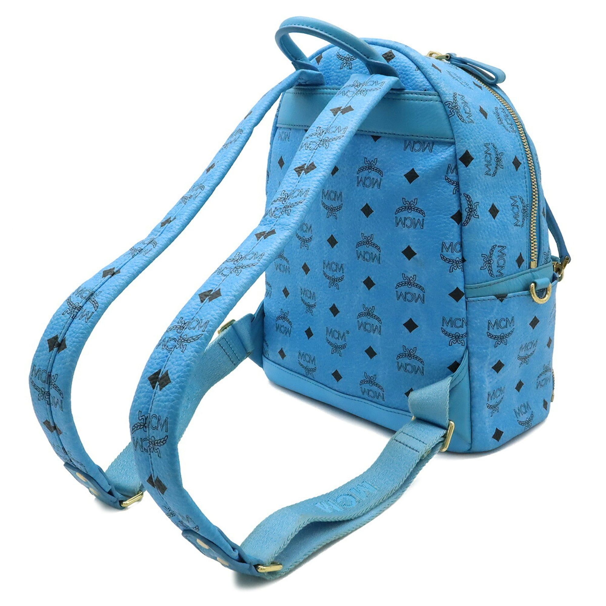 Visetos Coated Canvas Leather Backpack Shoulder Bag (Pre-Owned) - MCM - Modalova