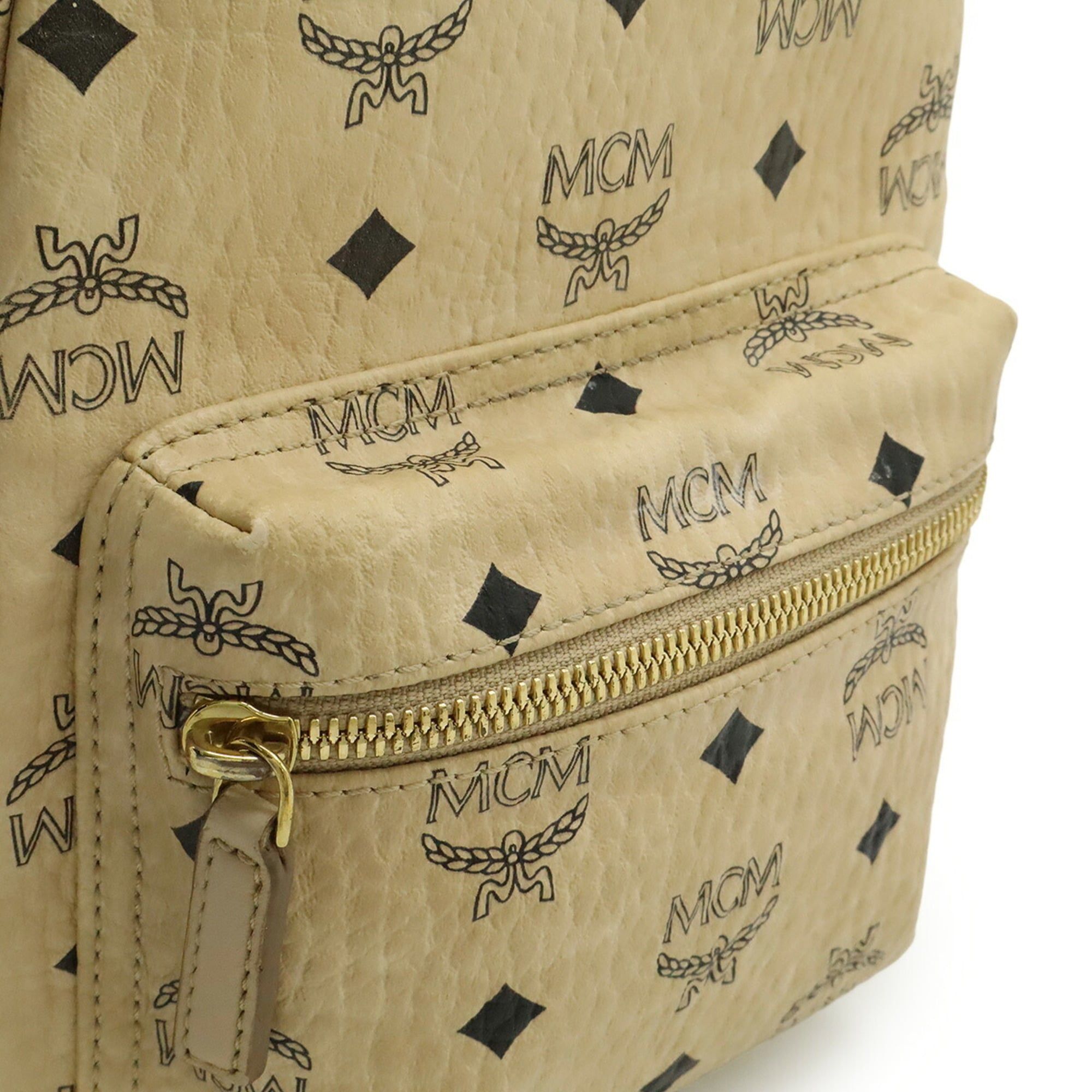 Visetos Coated Canvas Leather Backpack (Pre-Owned) - MCM - Modalova