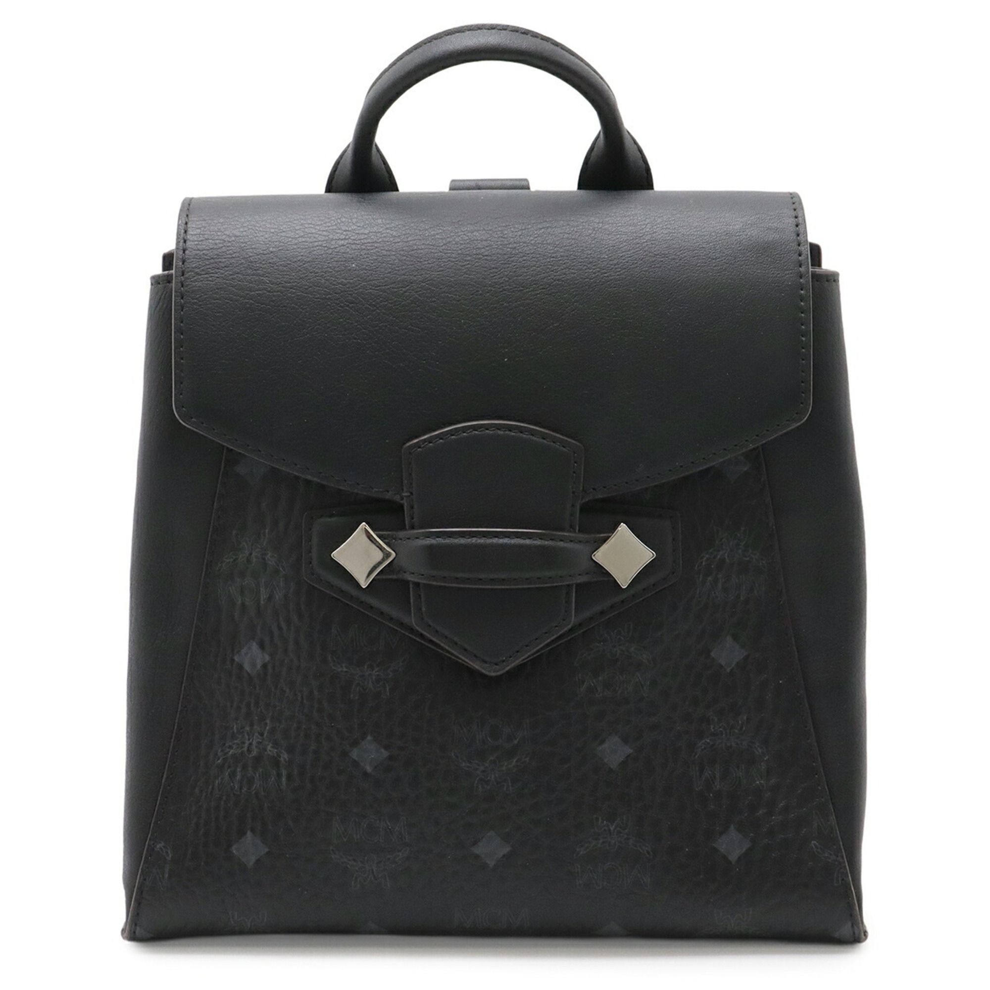 Visetos Canvas Leather Backpack (Pre-Owned) - MCM - Modalova