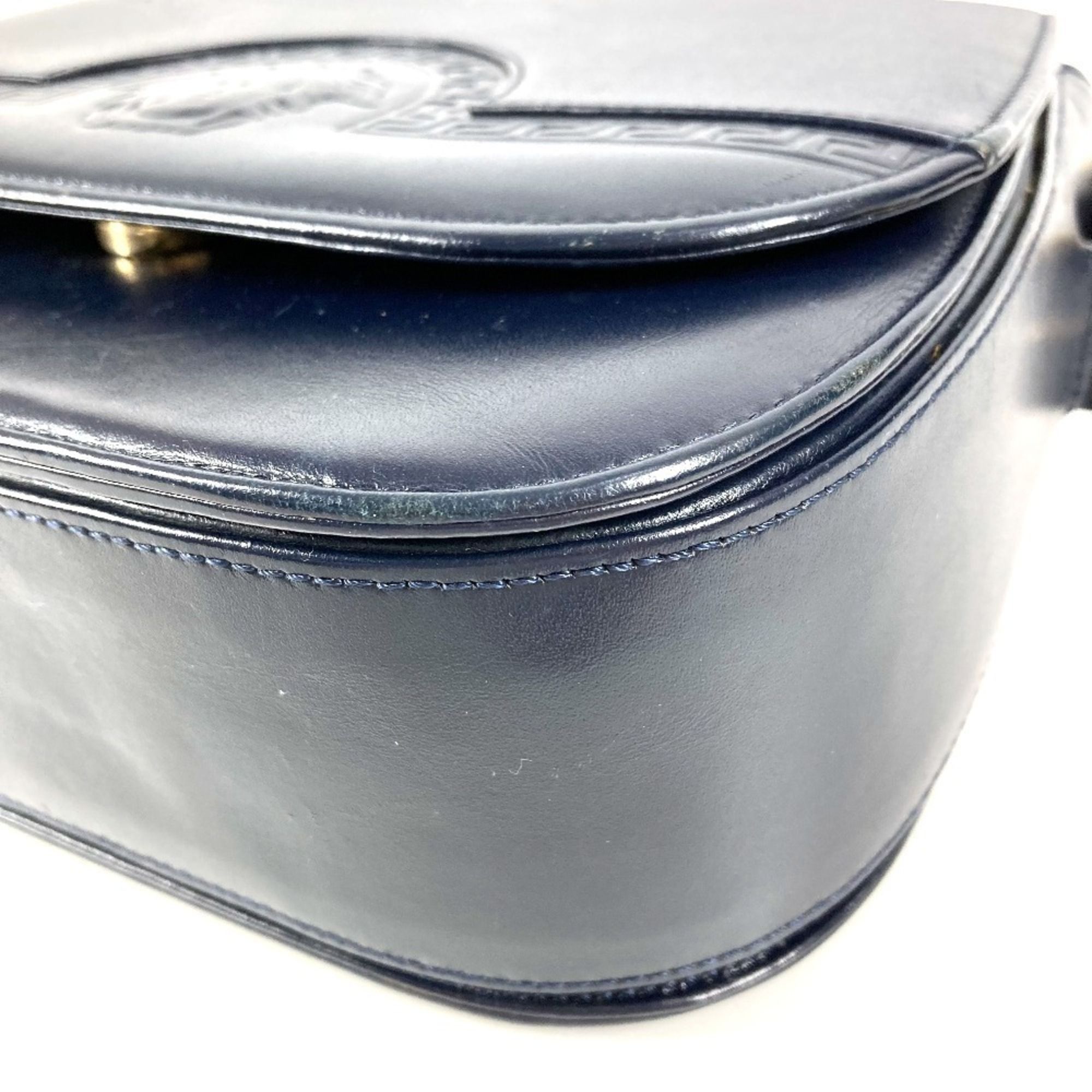 Leather Shoulder Bag (Pre-Owned) - Versace - Modalova