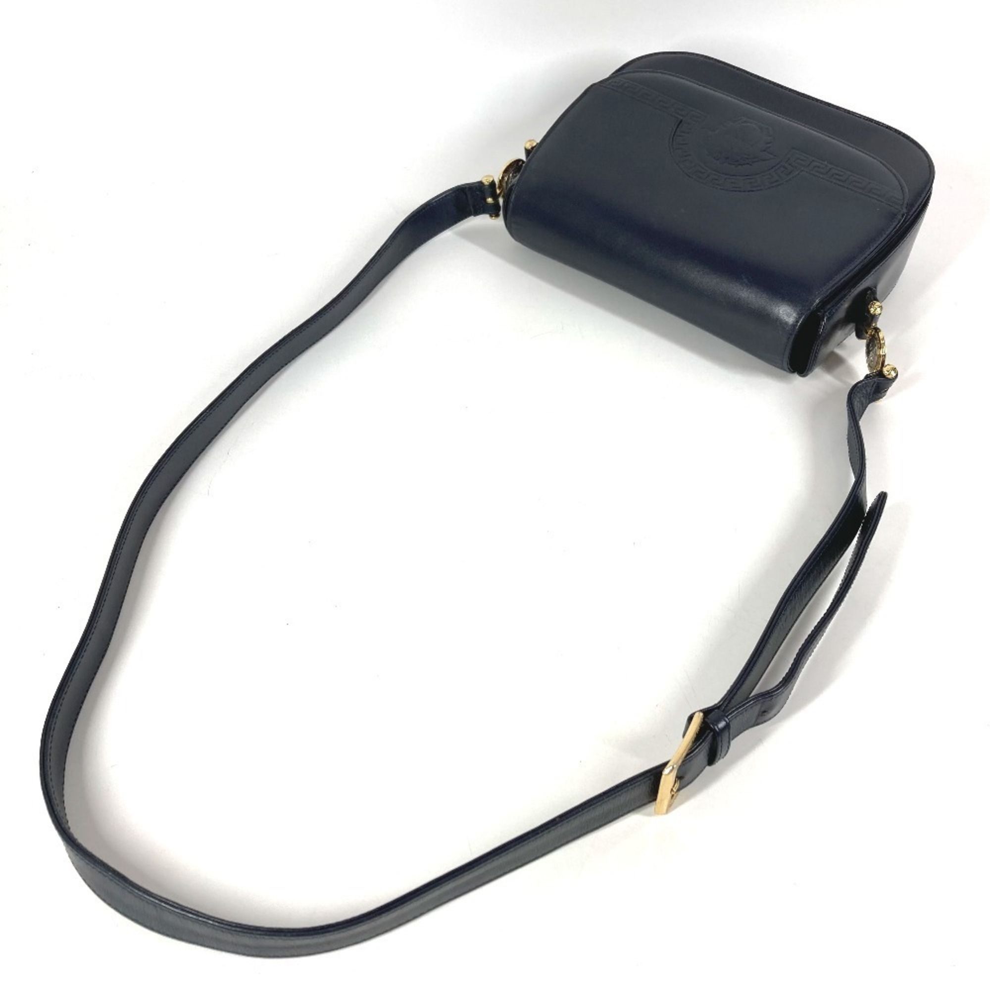 Leather Shoulder Bag (Pre-Owned) - Versace - Modalova