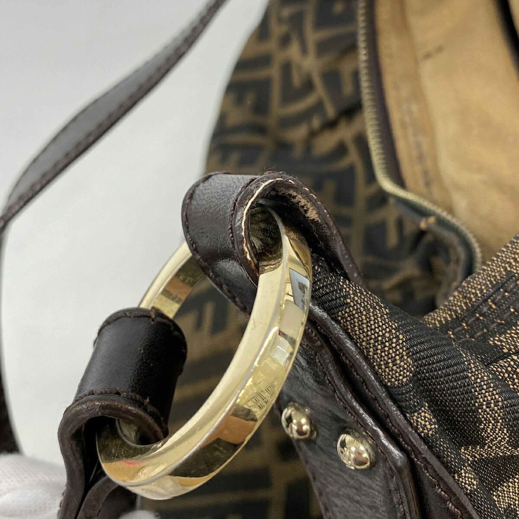 Nylon Canvas Shoulder Bag (Pre-Owned) - Fendi - Modalova