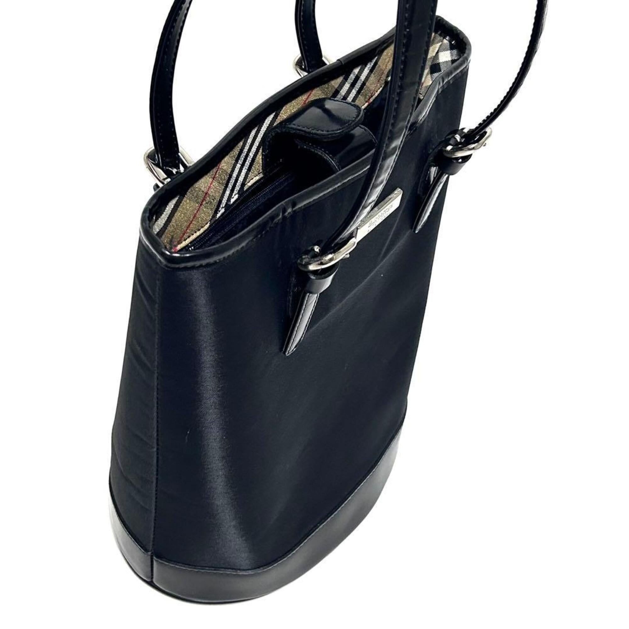 Nylon Leather Shoulder Bag Tote Bag (Pre-Owned) - Blue Label - Modalova