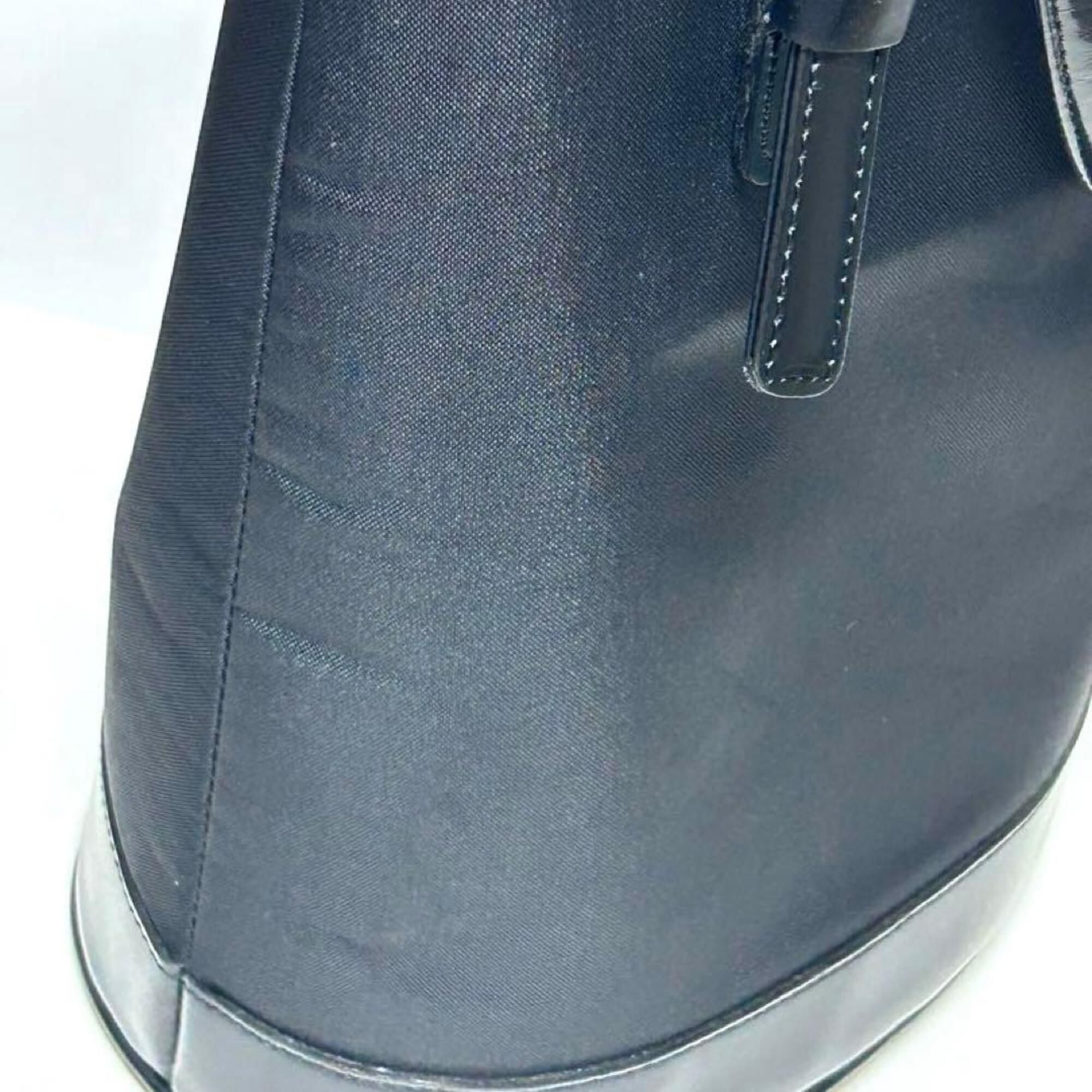 Nylon Leather Shoulder Bag Tote Bag (Pre-Owned) - Blue Label - Modalova