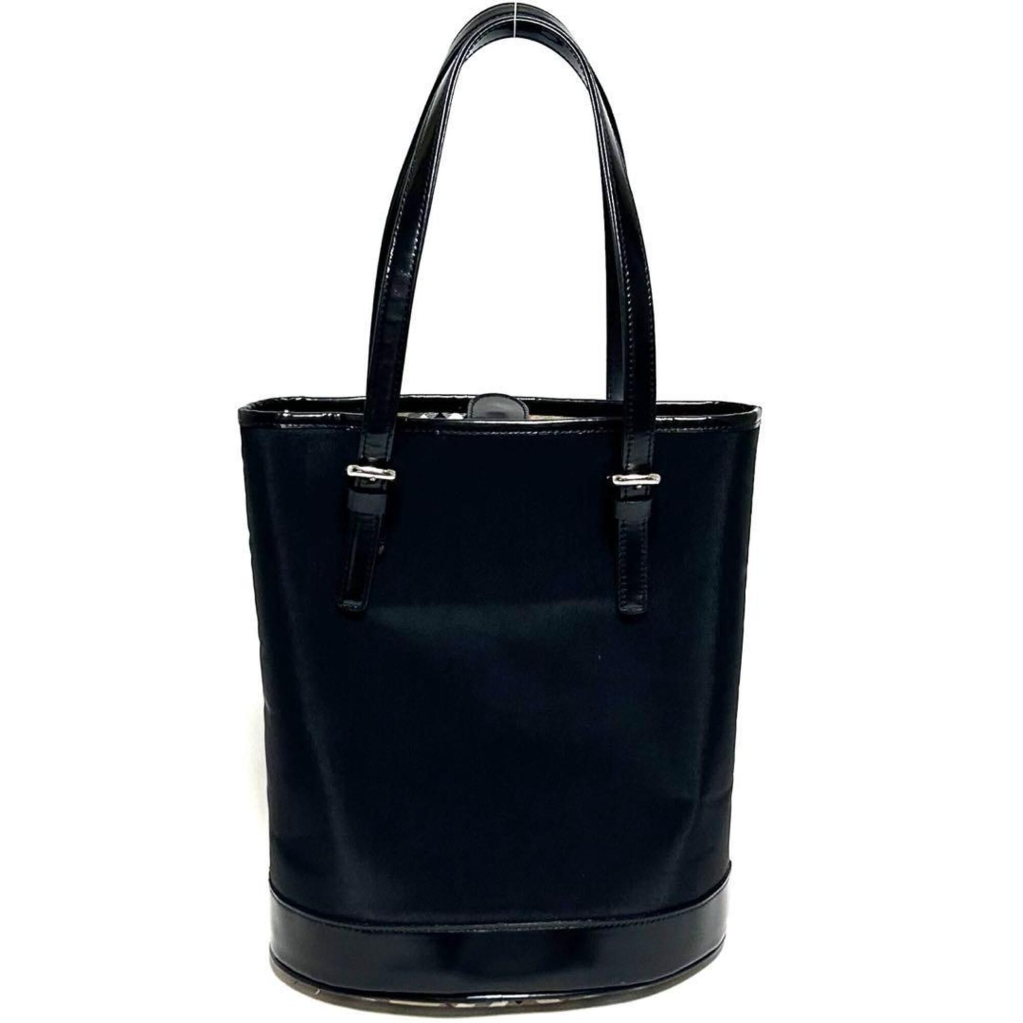 Nylon Leather Shoulder Bag Tote Bag (Pre-Owned) - Blue Label - Modalova