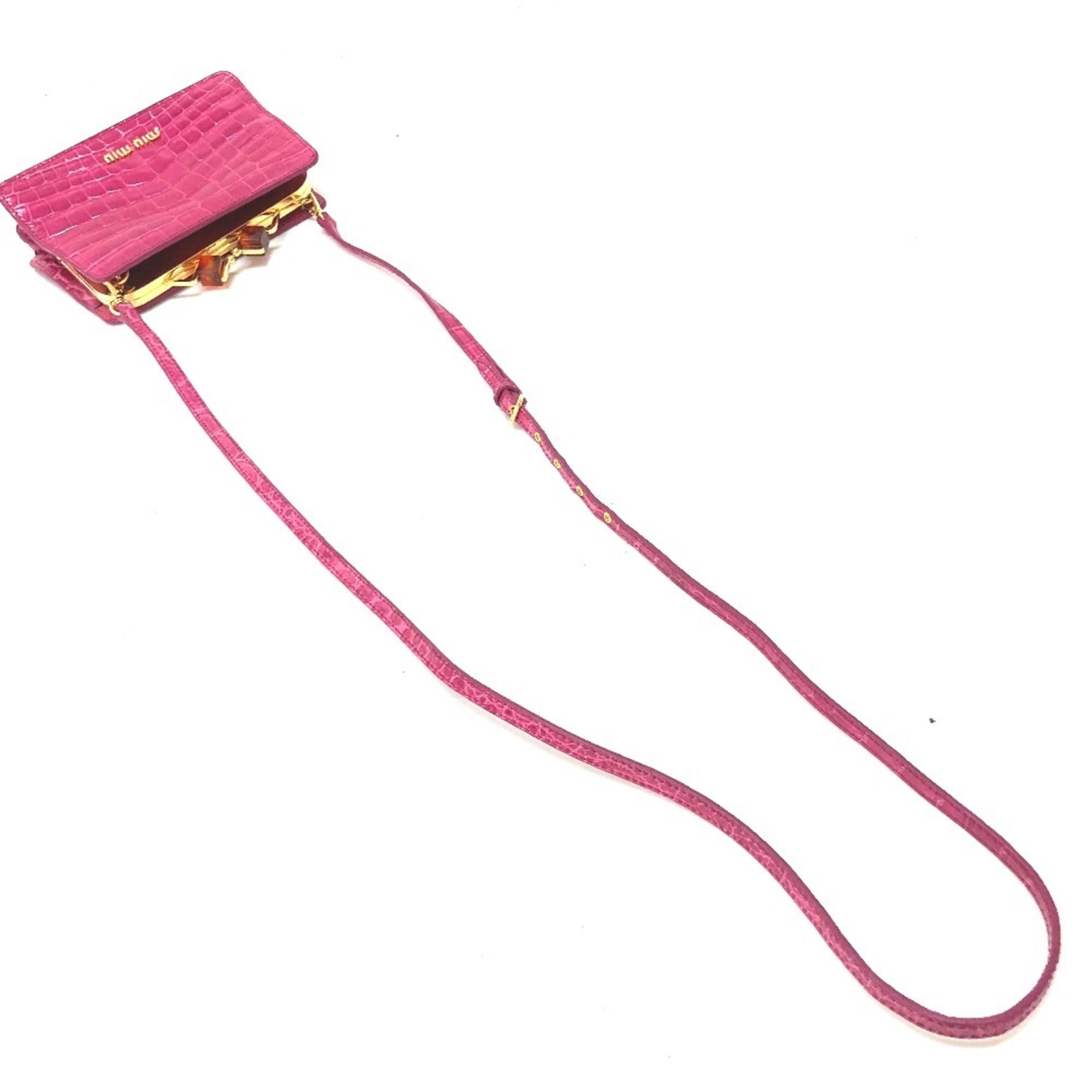 Leather Pochette Shoulder Bag (Pre-Owned) - Miu Miu - Modalova