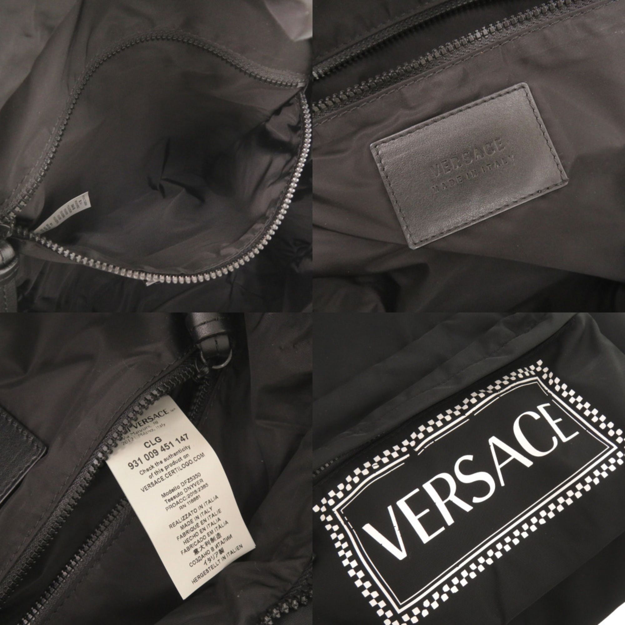Nylon Backpack (Pre-Owned) - Versace - Modalova