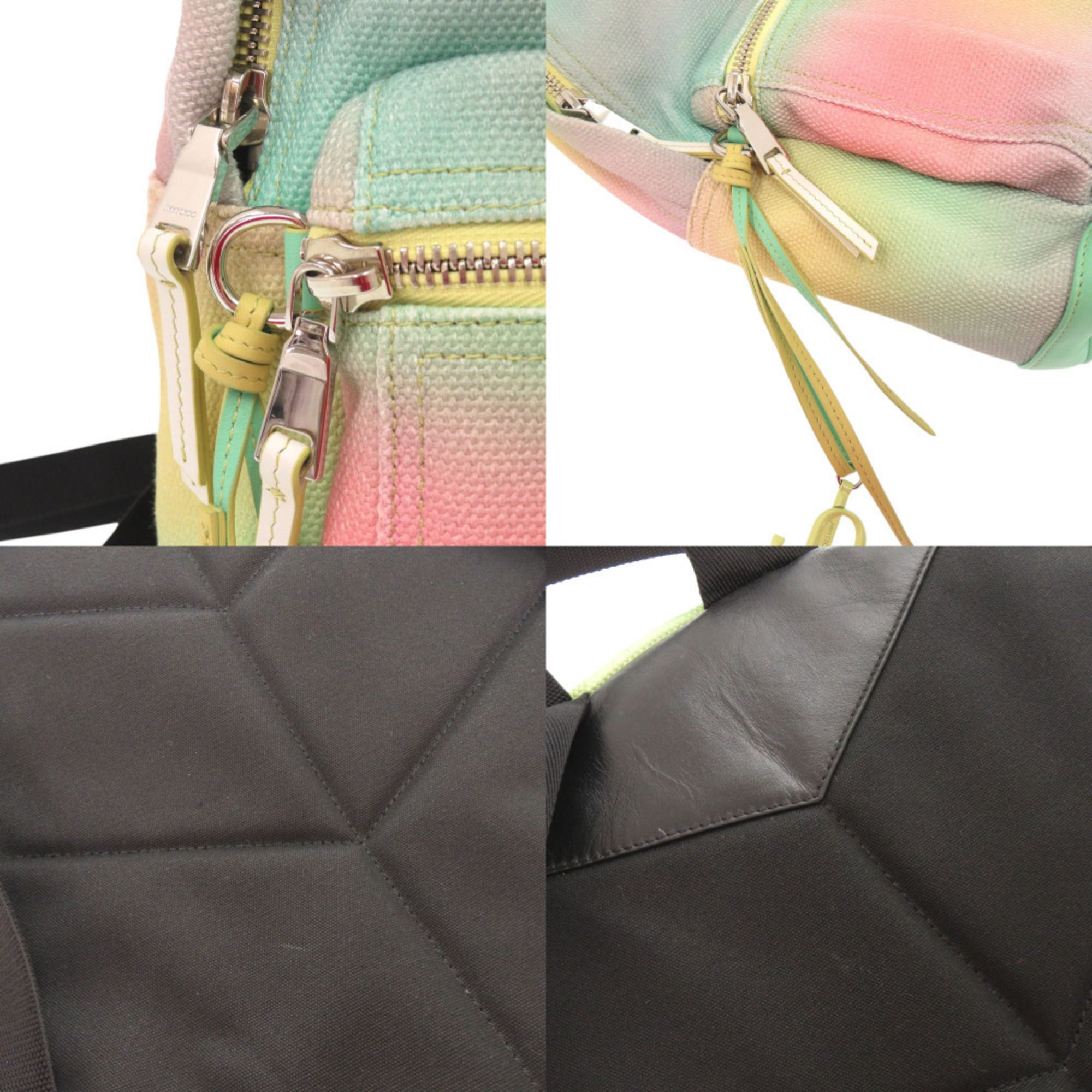 Canvas Leather Backpack (Pre-Owned) - Jimmy Choo - Modalova