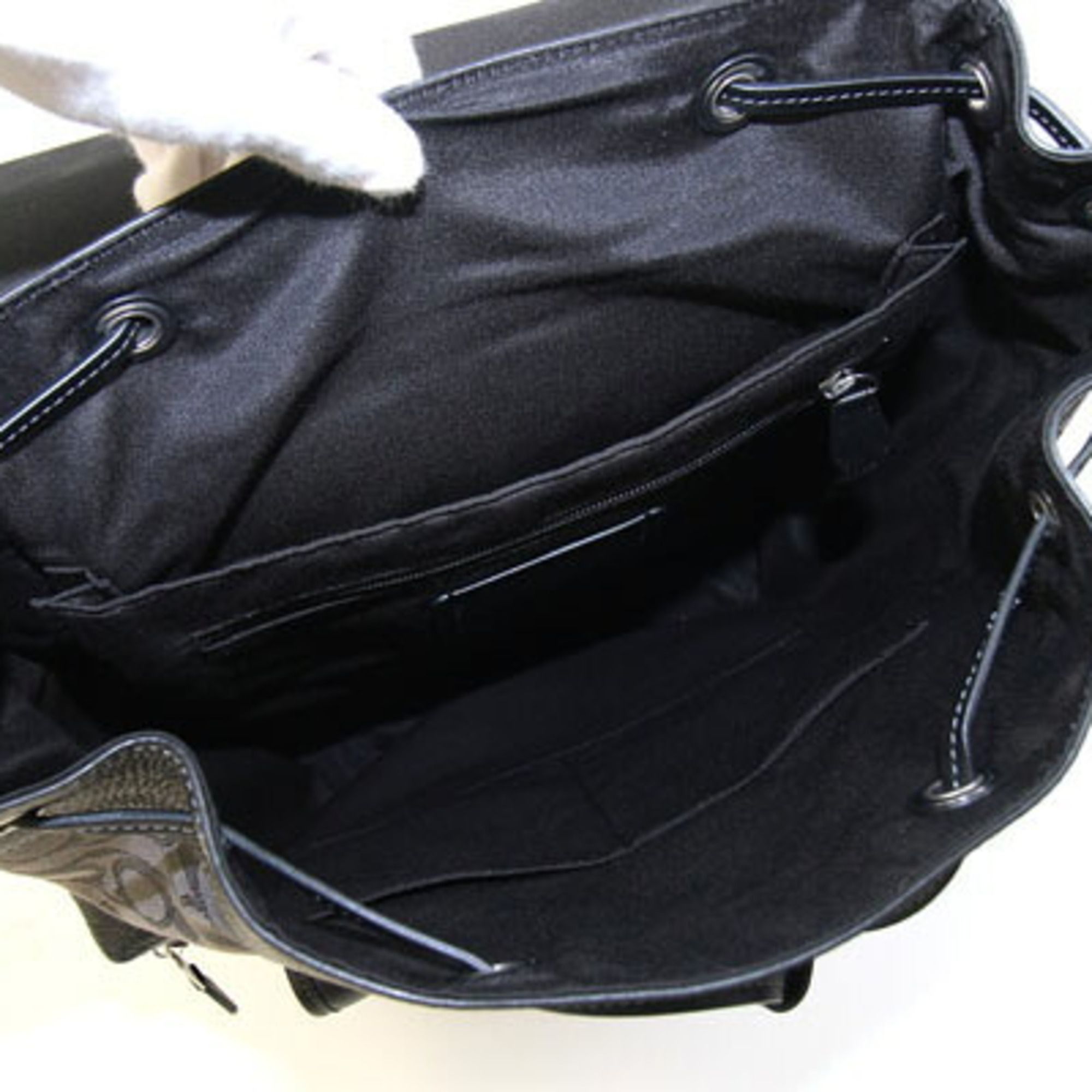 Signature Canvas Leather Backpack (Pre-Owned) - Coach - Modalova
