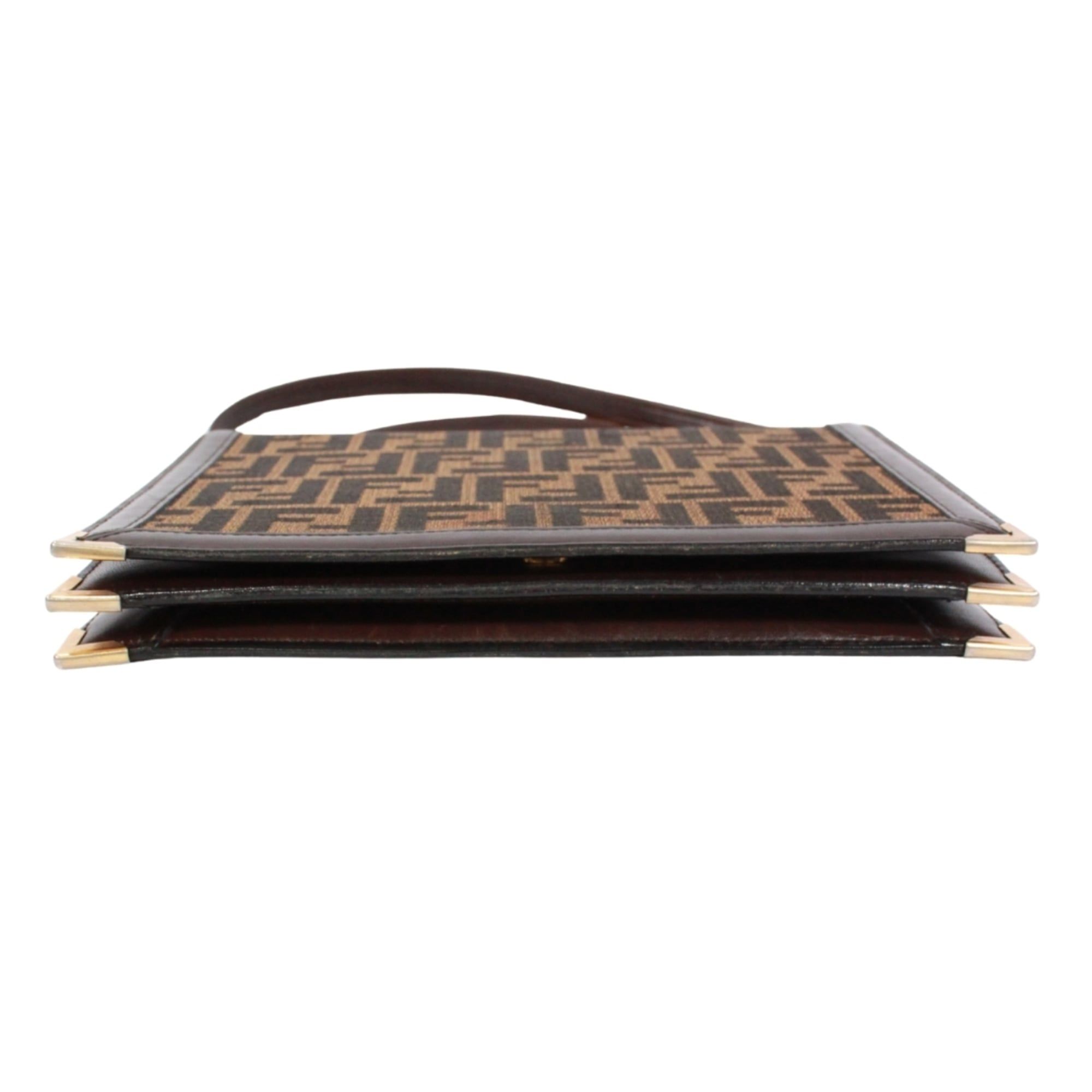 Canvas Leather Shoulder Bag (Pre-Owned) - Fendi - Modalova
