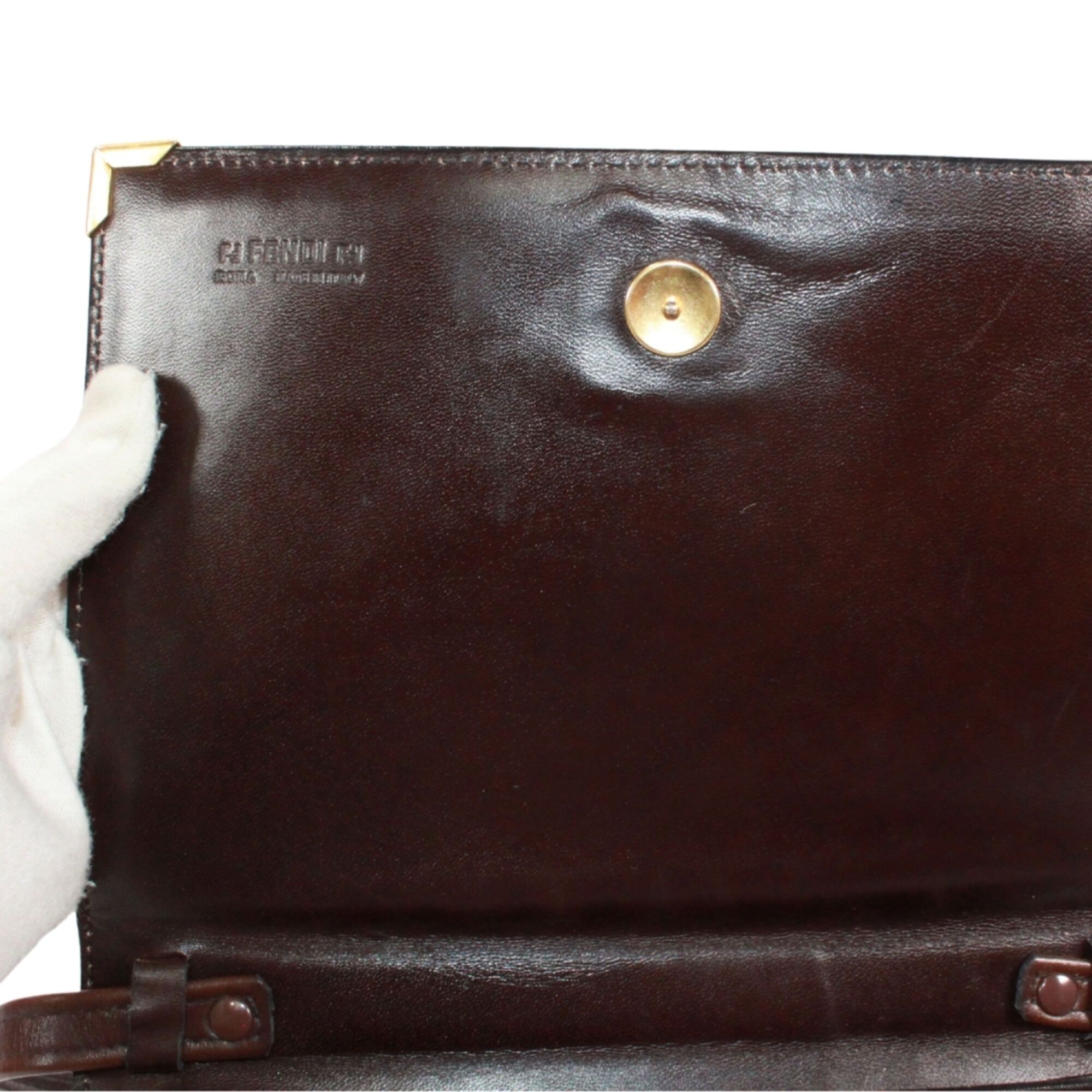 Canvas Leather Shoulder Bag (Pre-Owned) - Fendi - Modalova