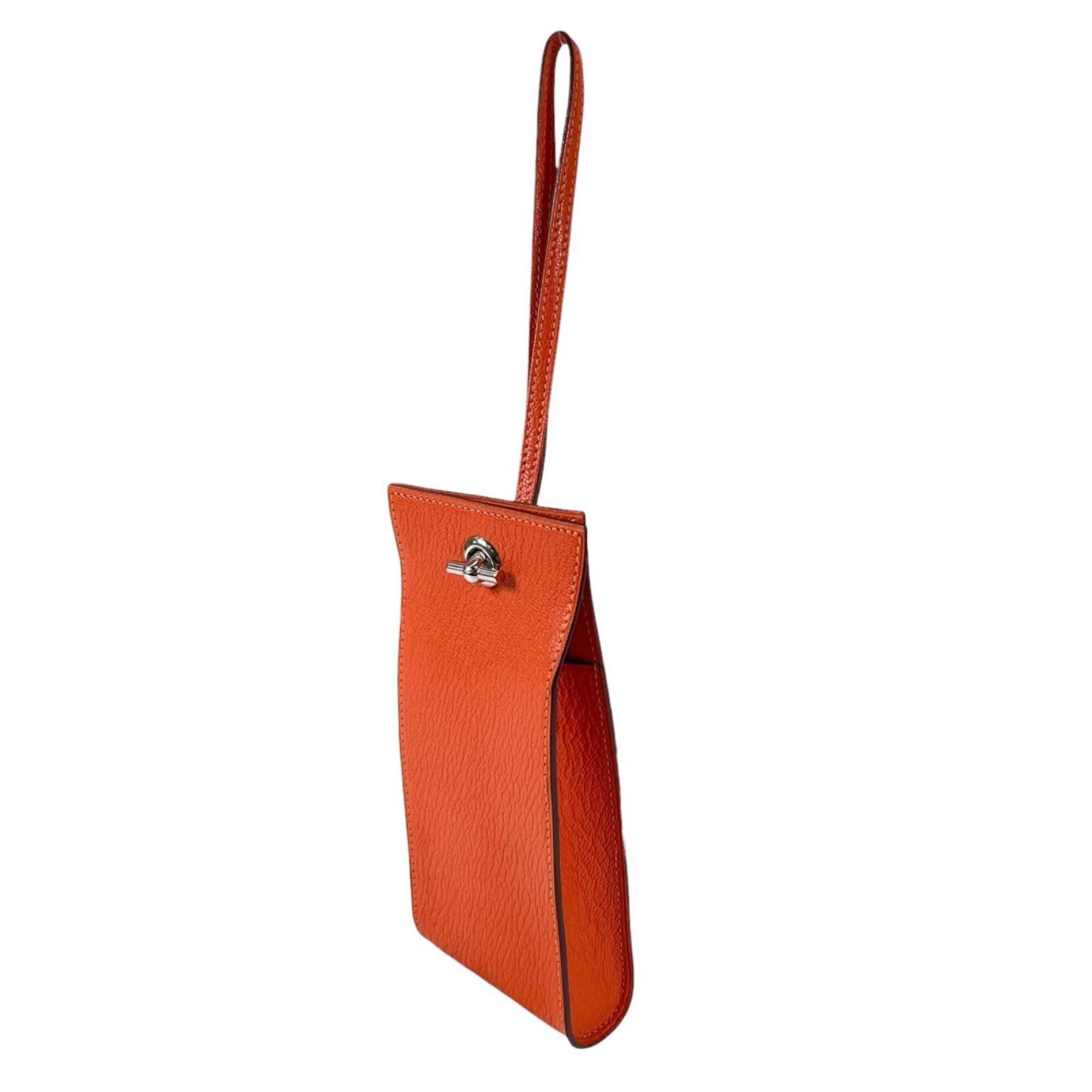 Chevre Myzore Leather Pouch (Pre-Owned) - Hermes - Modalova