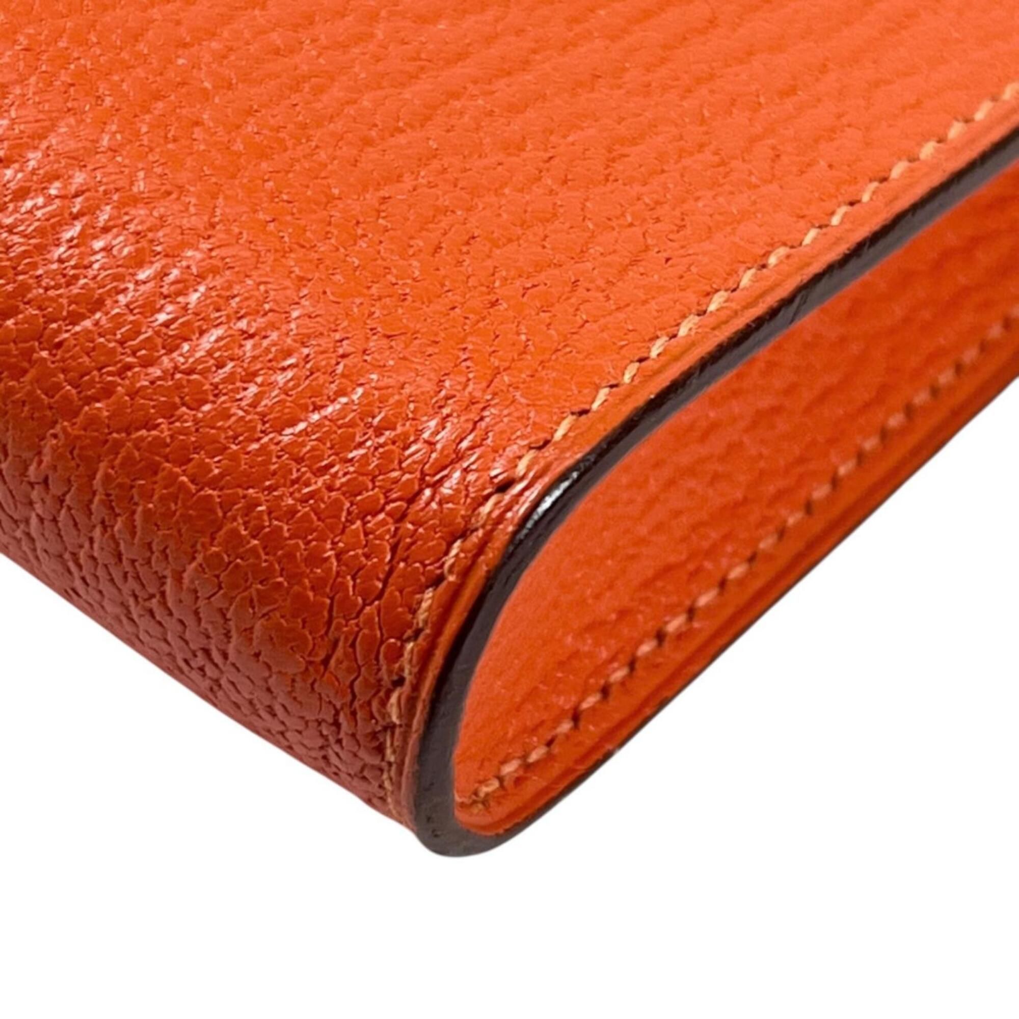 Chevre Myzore Leather Pouch (Pre-Owned) - Hermes - Modalova