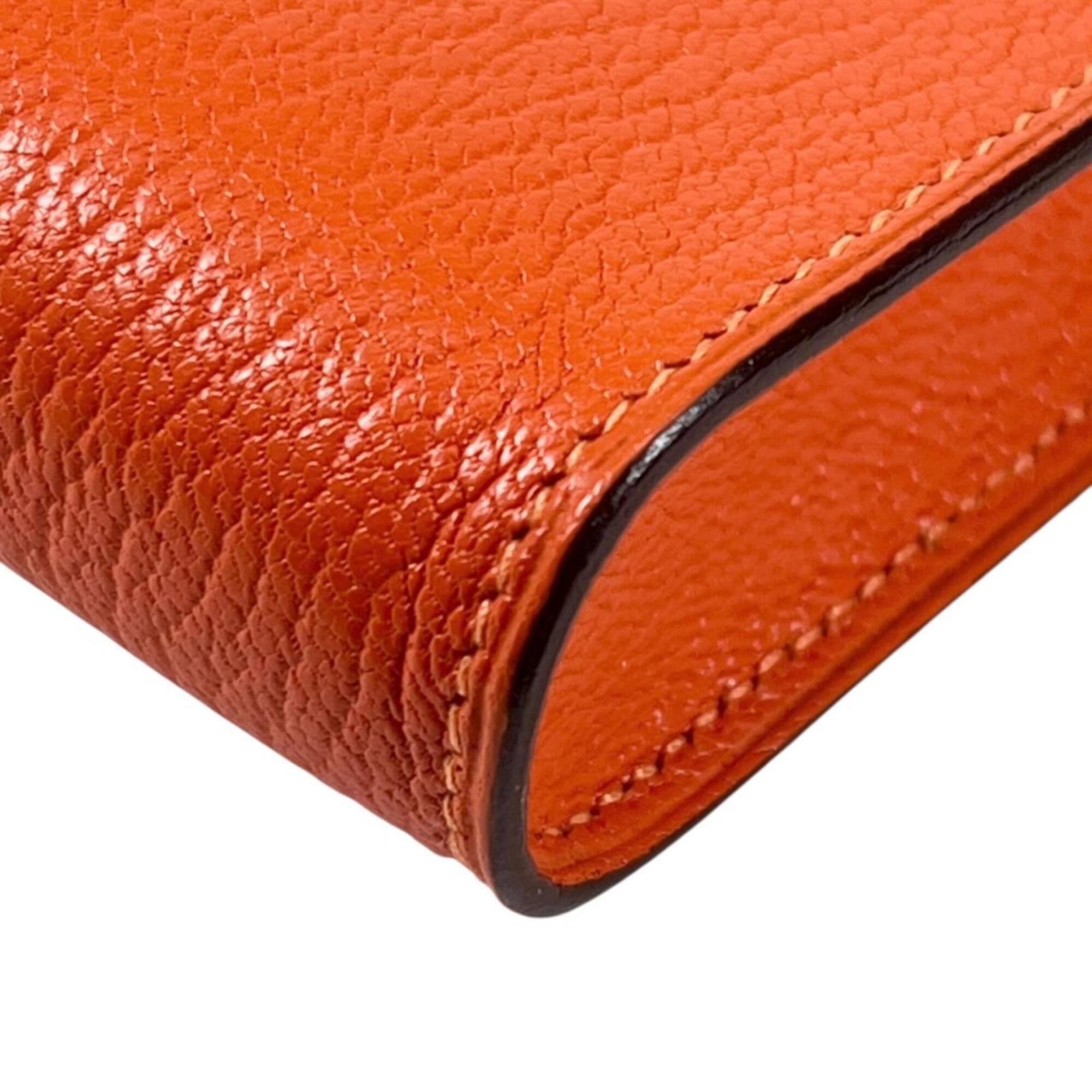 Chevre Myzore Leather Pouch (Pre-Owned) - Hermes - Modalova