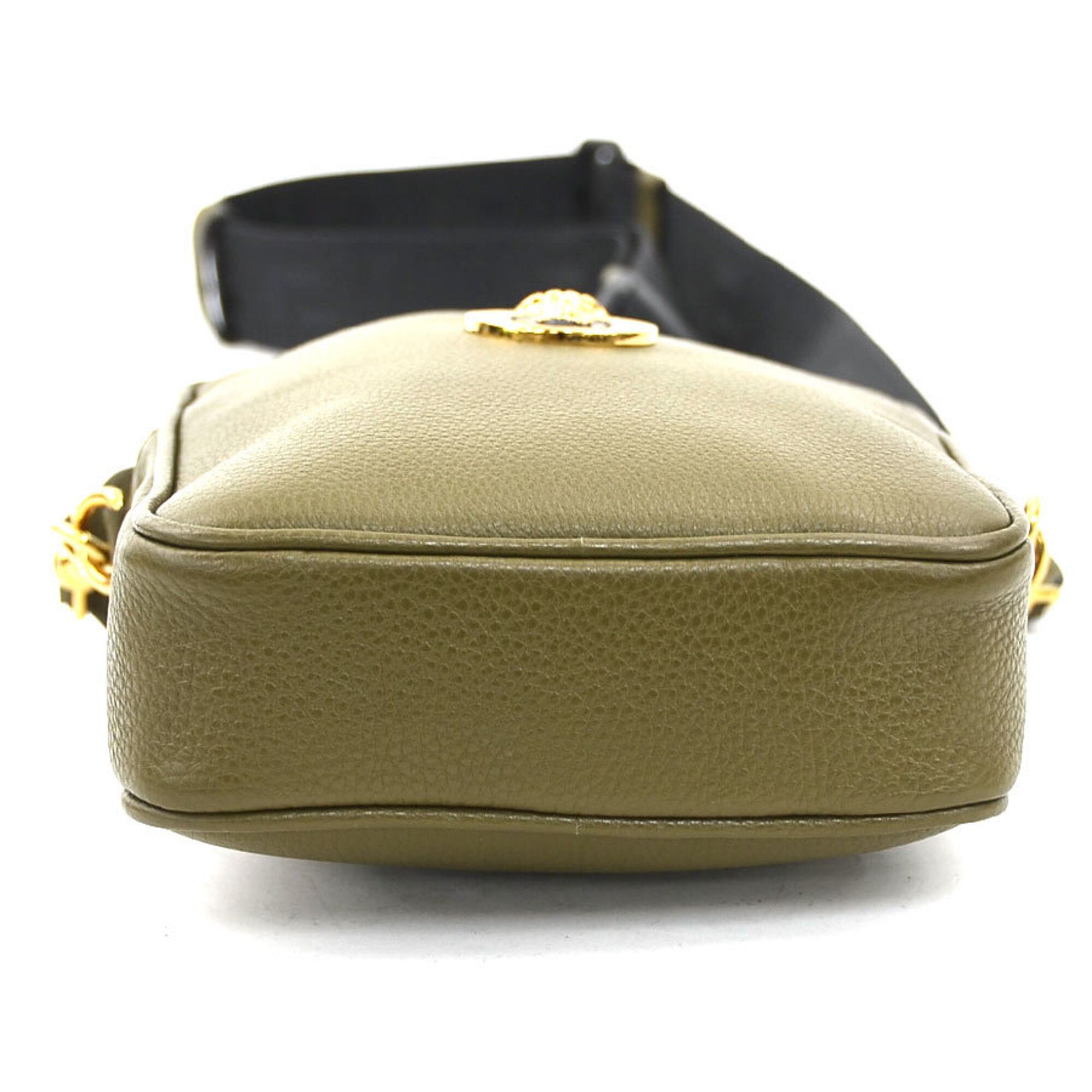 Leather Shoulder Bag (Pre-Owned) - Versace - Modalova