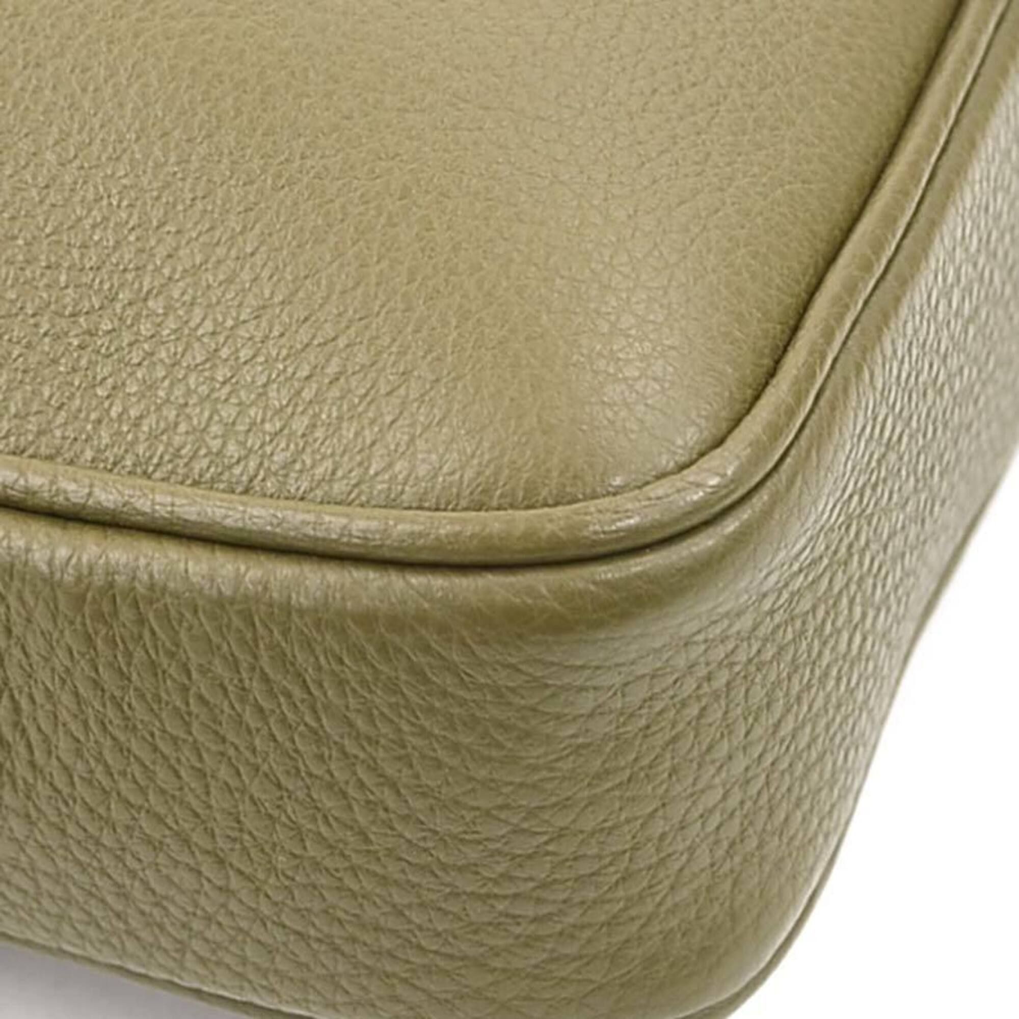 Leather Shoulder Bag (Pre-Owned) - Versace - Modalova