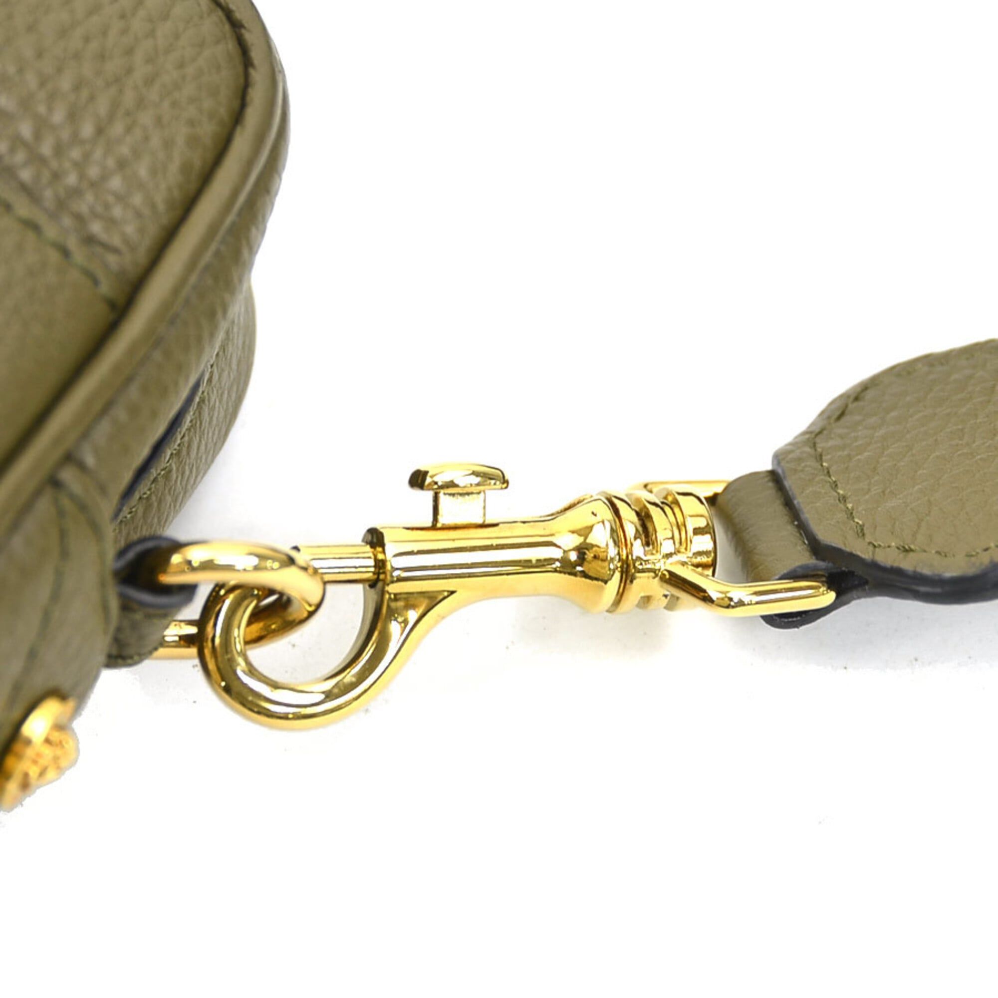 Leather Shoulder Bag (Pre-Owned) - Versace - Modalova