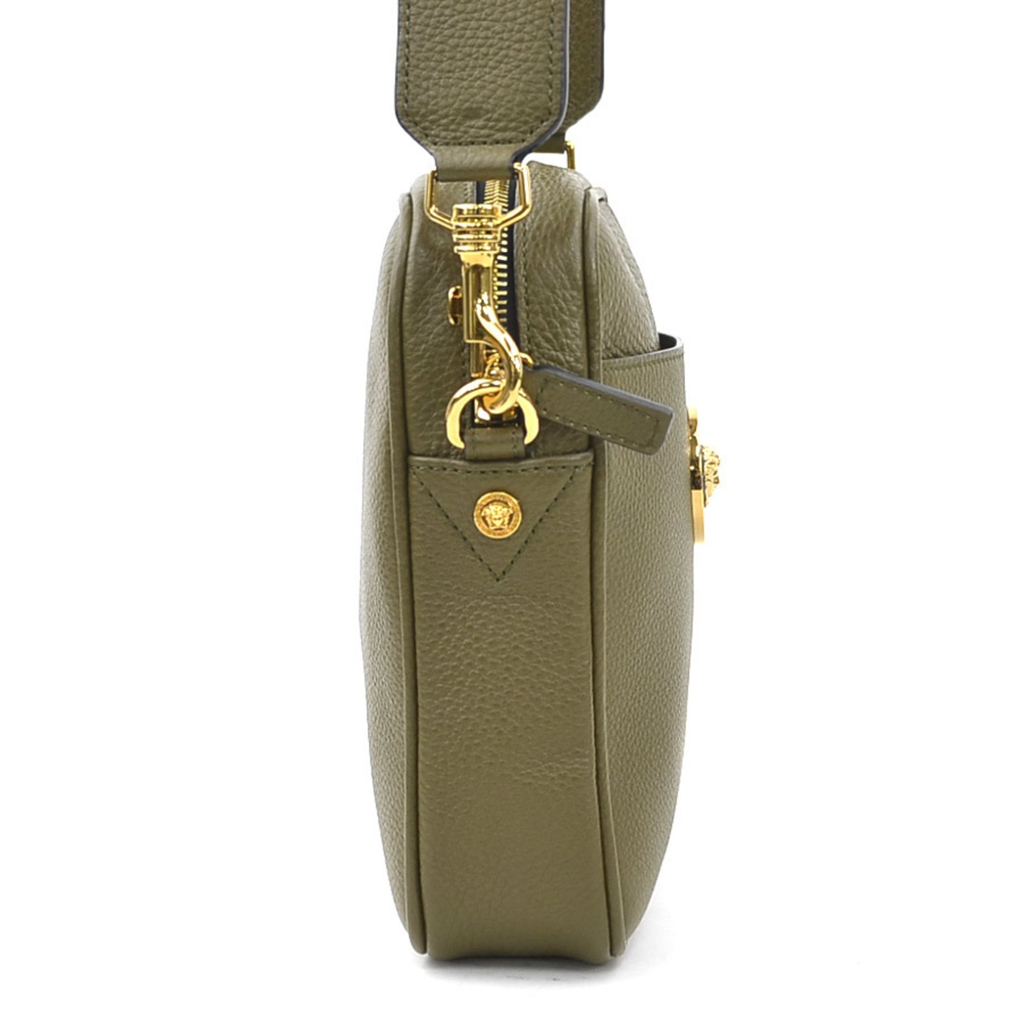 Leather Shoulder Bag (Pre-Owned) - Versace - Modalova