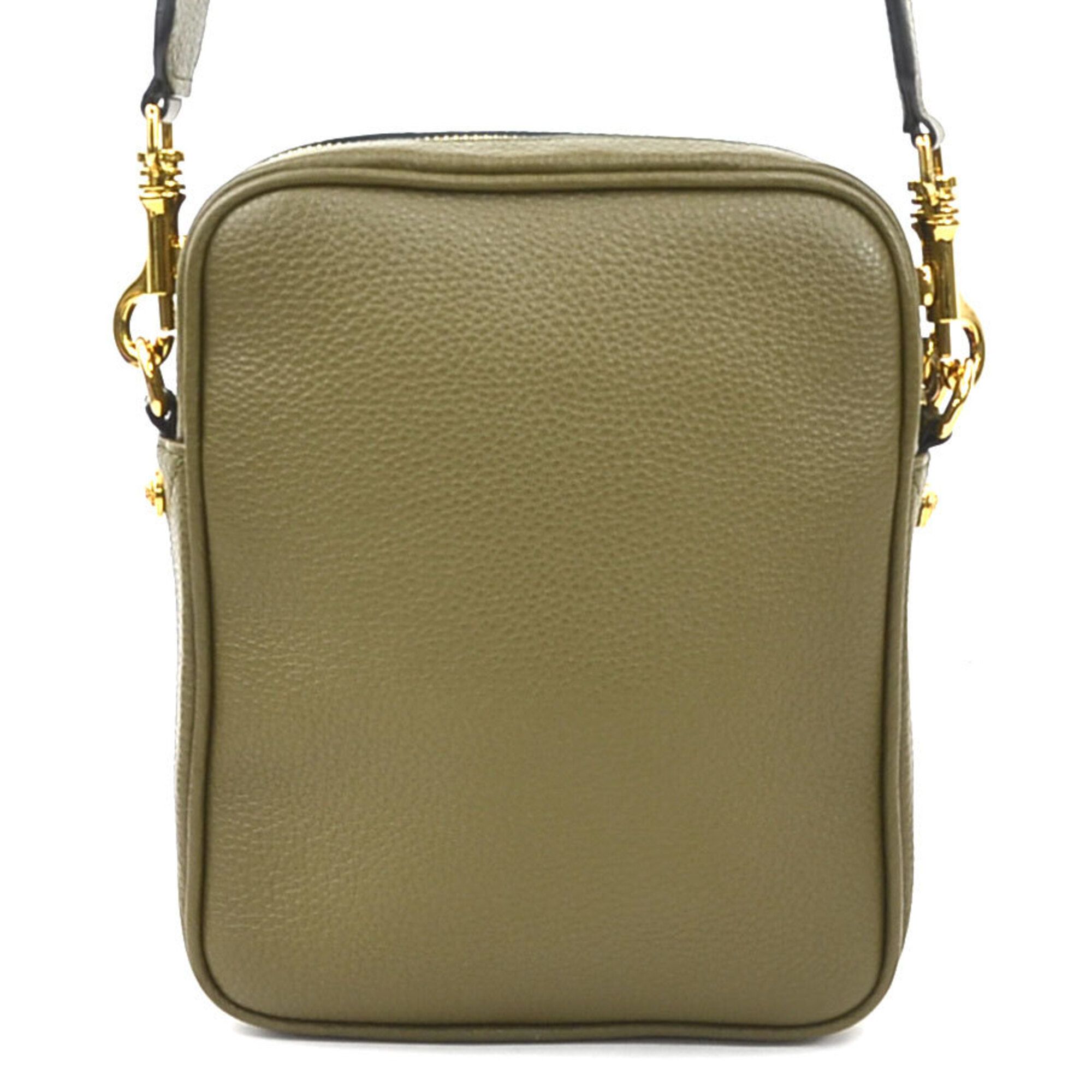 Leather Shoulder Bag (Pre-Owned) - Versace - Modalova